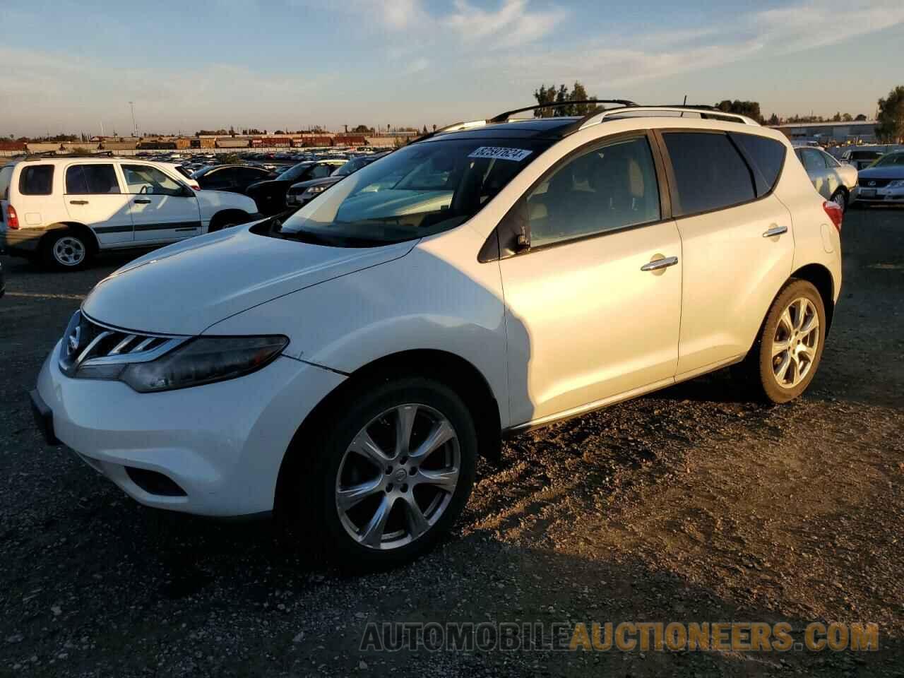 JN8AZ1MW7CW217968 NISSAN MURANO 2012