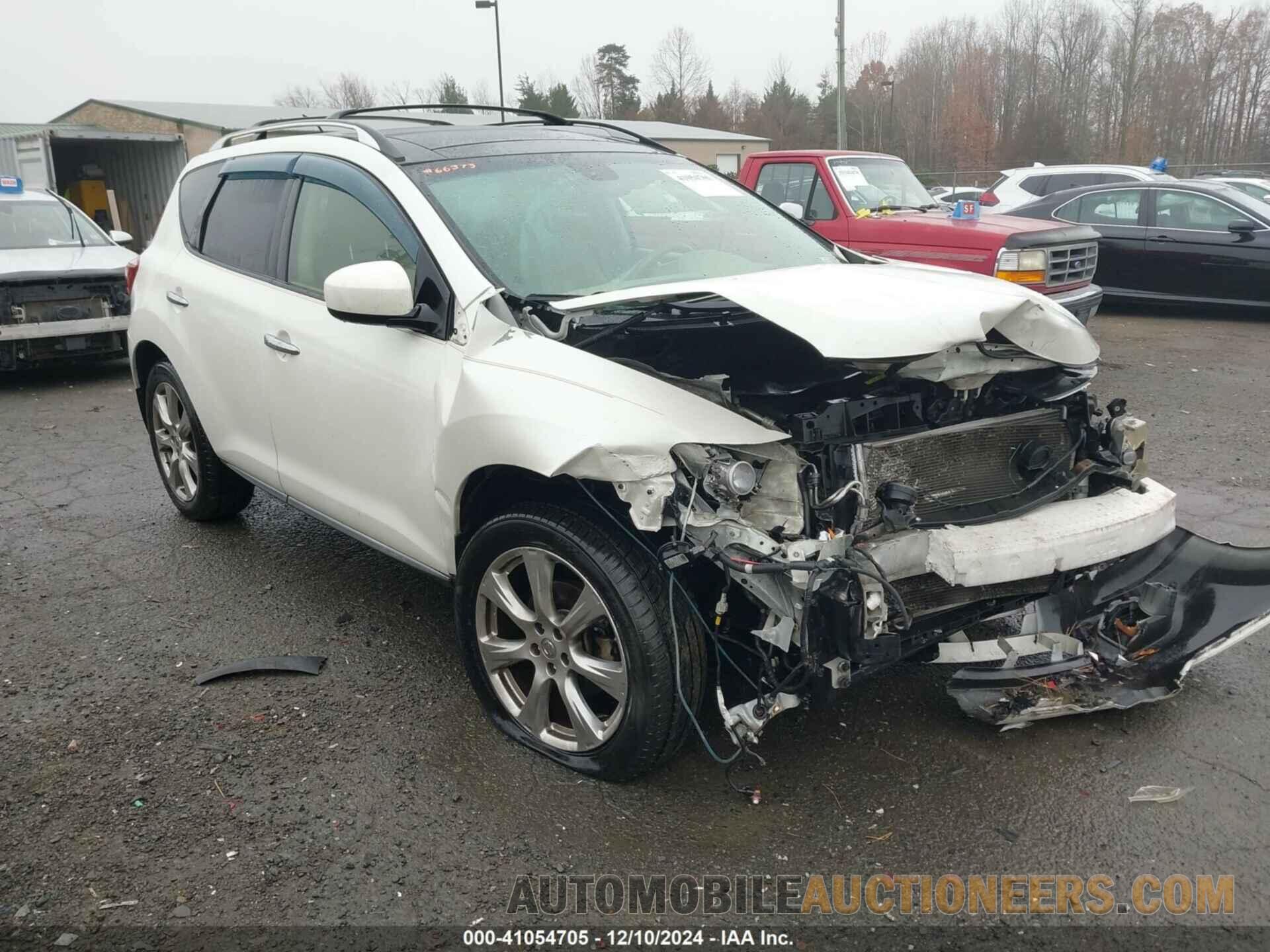 JN8AZ1MW7DW301905 NISSAN MURANO 2013