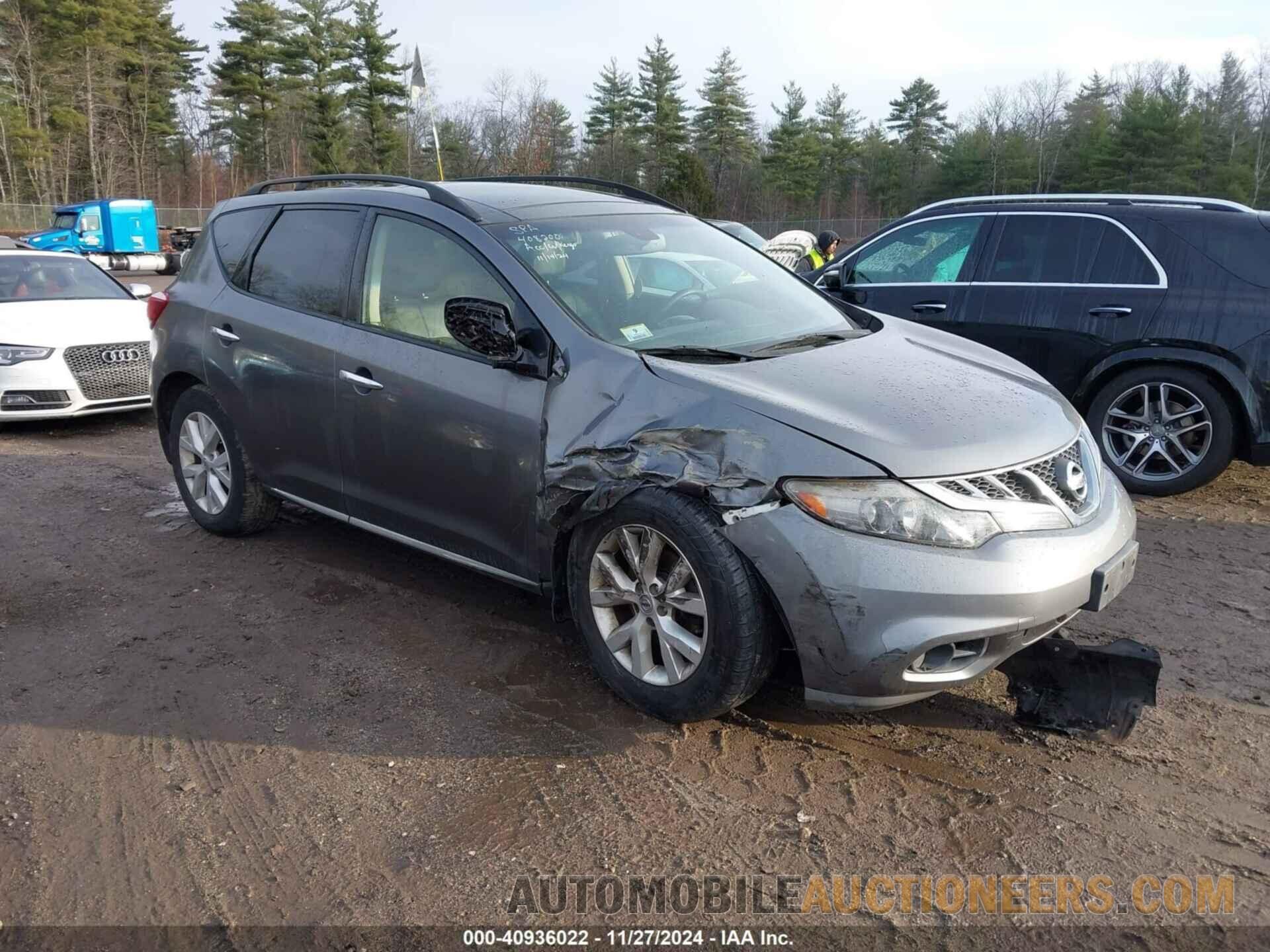 JN8AZ1MW7EW501149 NISSAN MURANO 2014