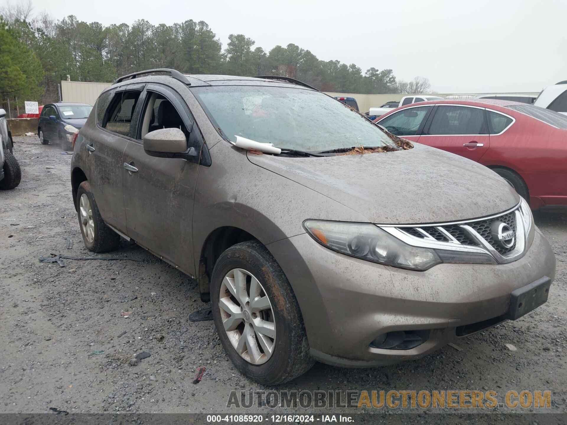 JN8AZ1MW7EW529548 NISSAN MURANO 2014