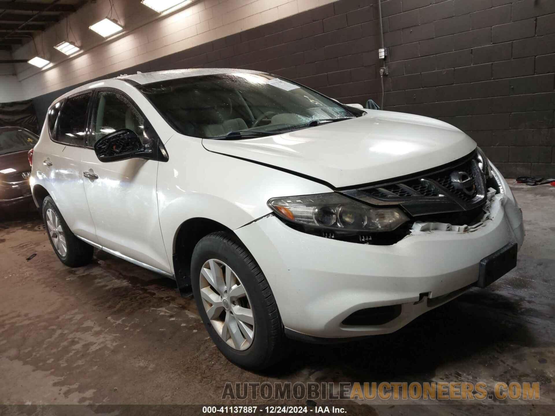 JN8AZ1MW8CW202380 NISSAN MURANO 2012