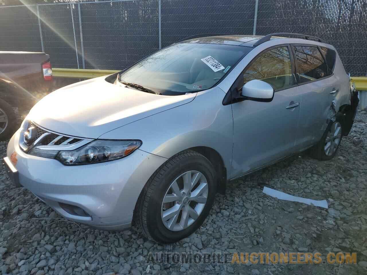 JN8AZ1MW8DW303842 NISSAN MURANO 2013