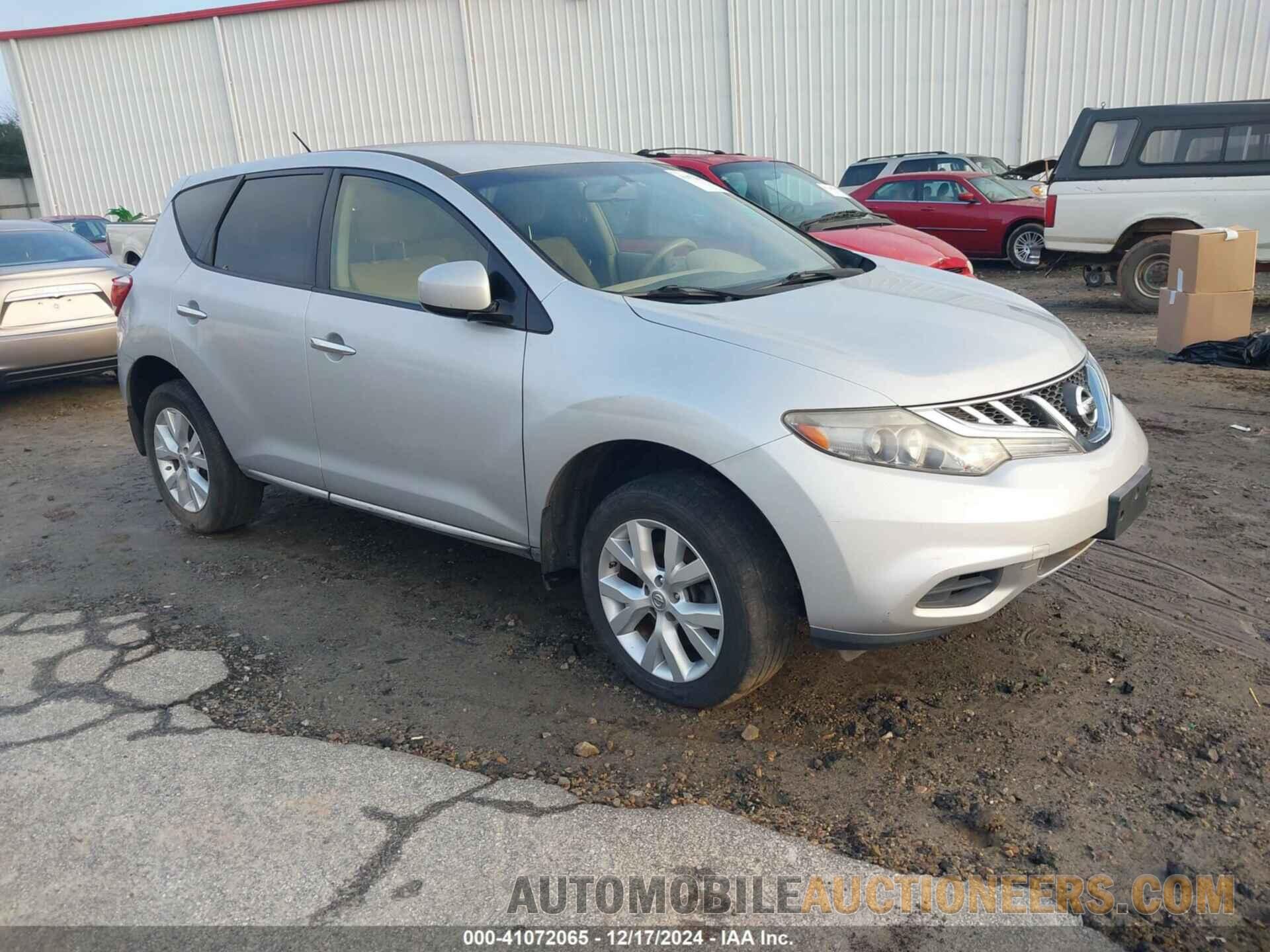 JN8AZ1MW8DW312797 NISSAN MURANO 2013