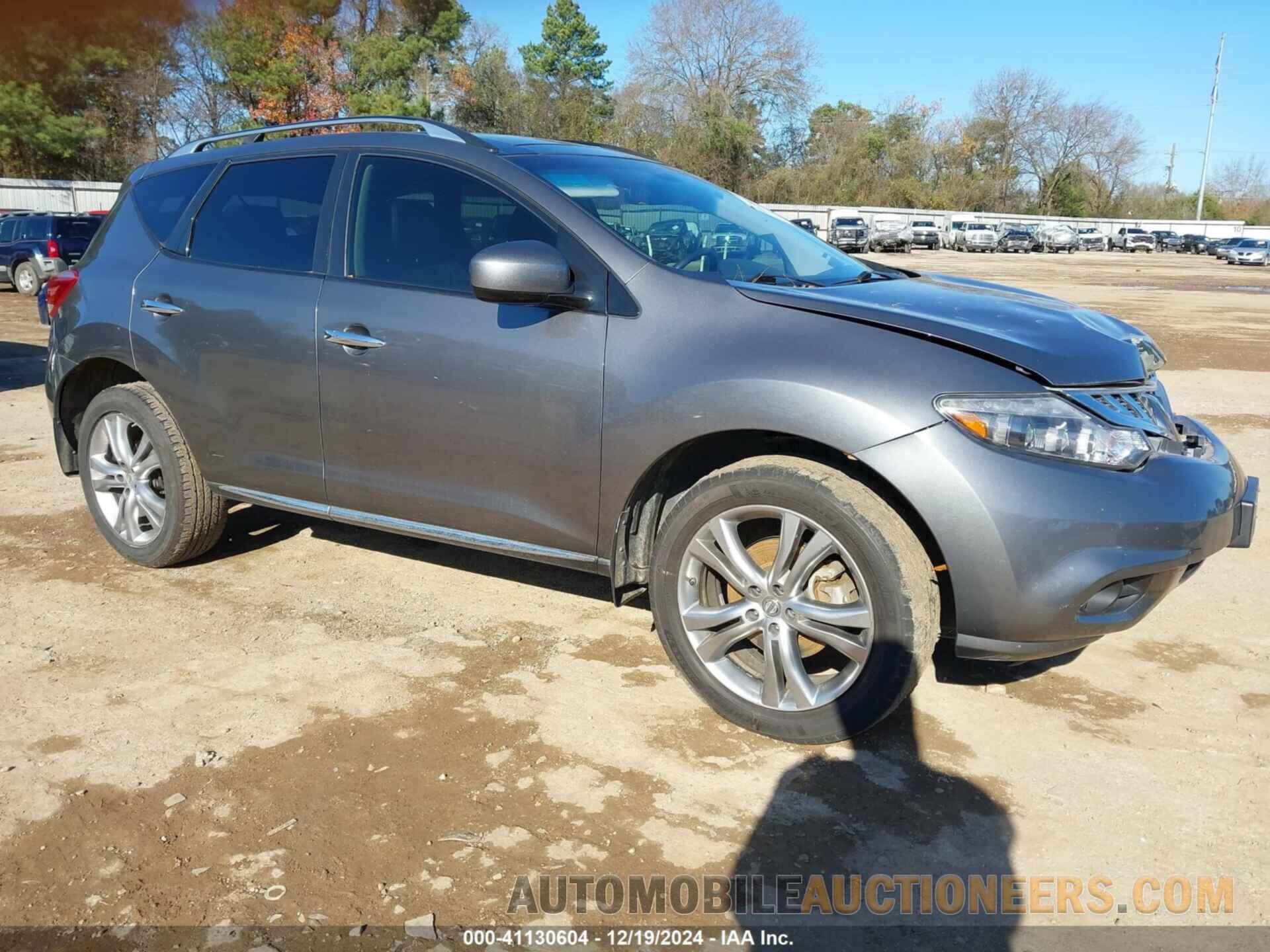 JN8AZ1MW8DW323766 NISSAN MURANO 2013