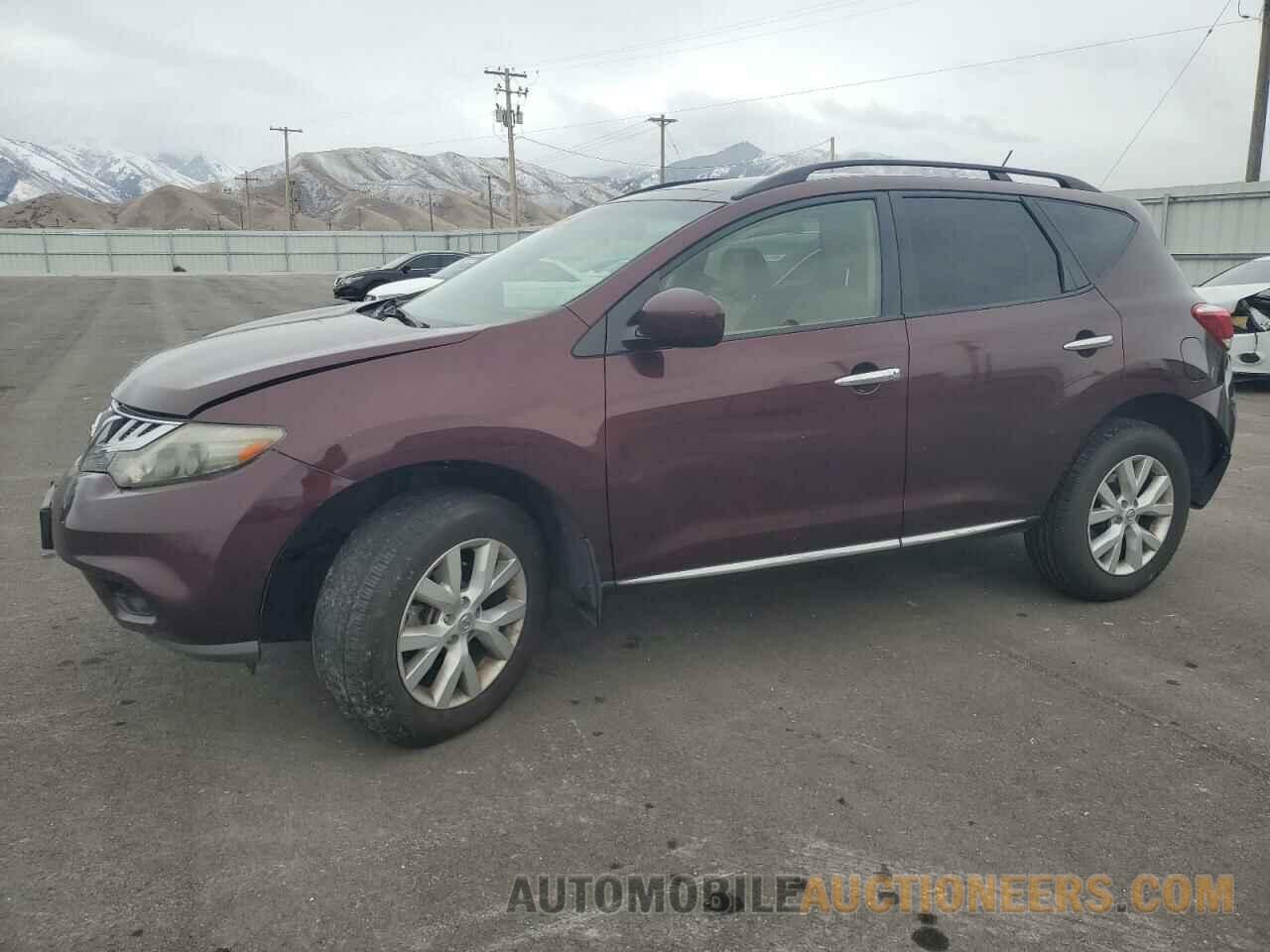 JN8AZ1MW8EW529106 NISSAN MURANO 2014