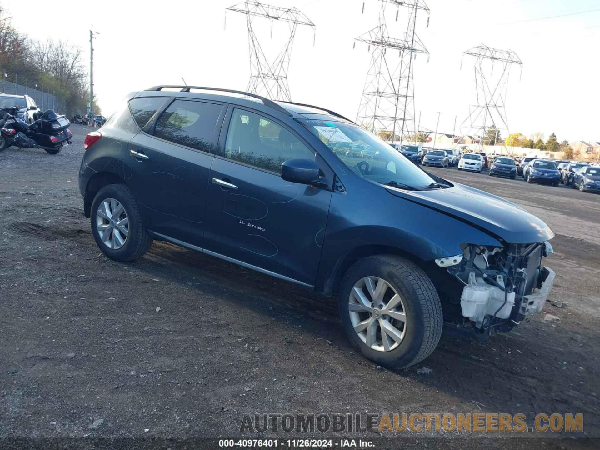 JN8AZ1MW8EW533415 NISSAN MURANO 2014