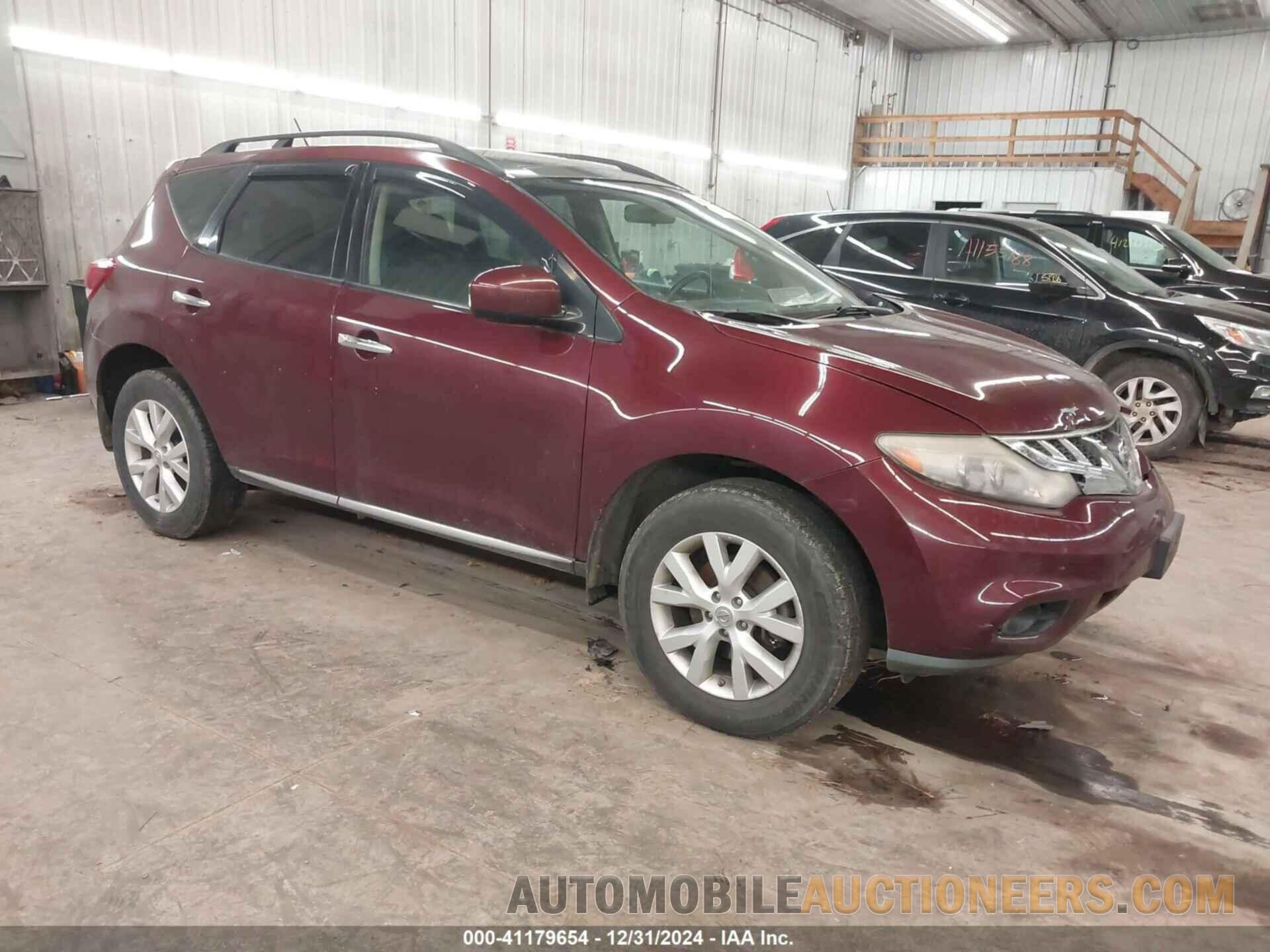 JN8AZ1MW9BW156878 NISSAN MURANO 2011