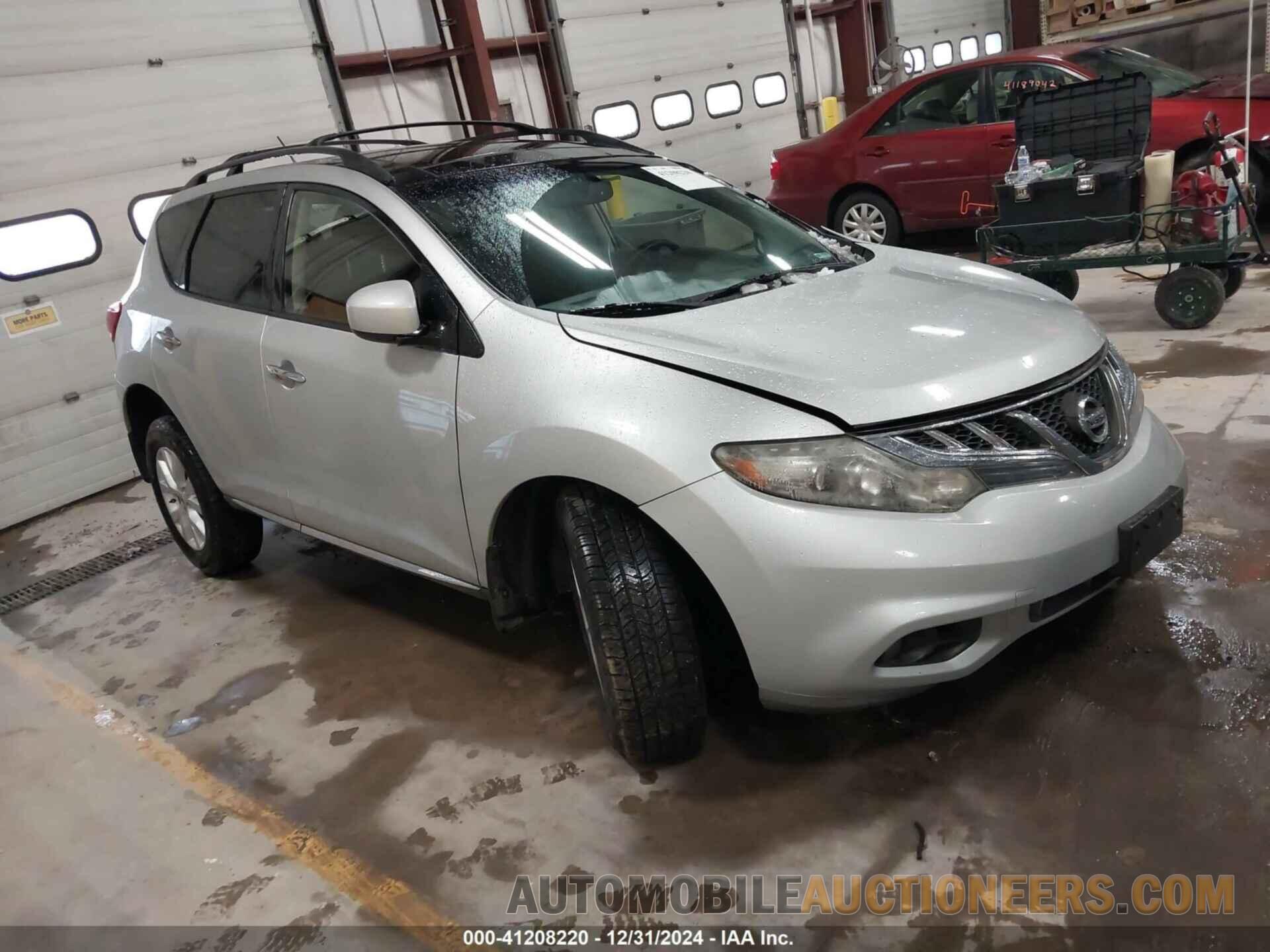 JN8AZ1MW9CW214537 NISSAN MURANO 2012