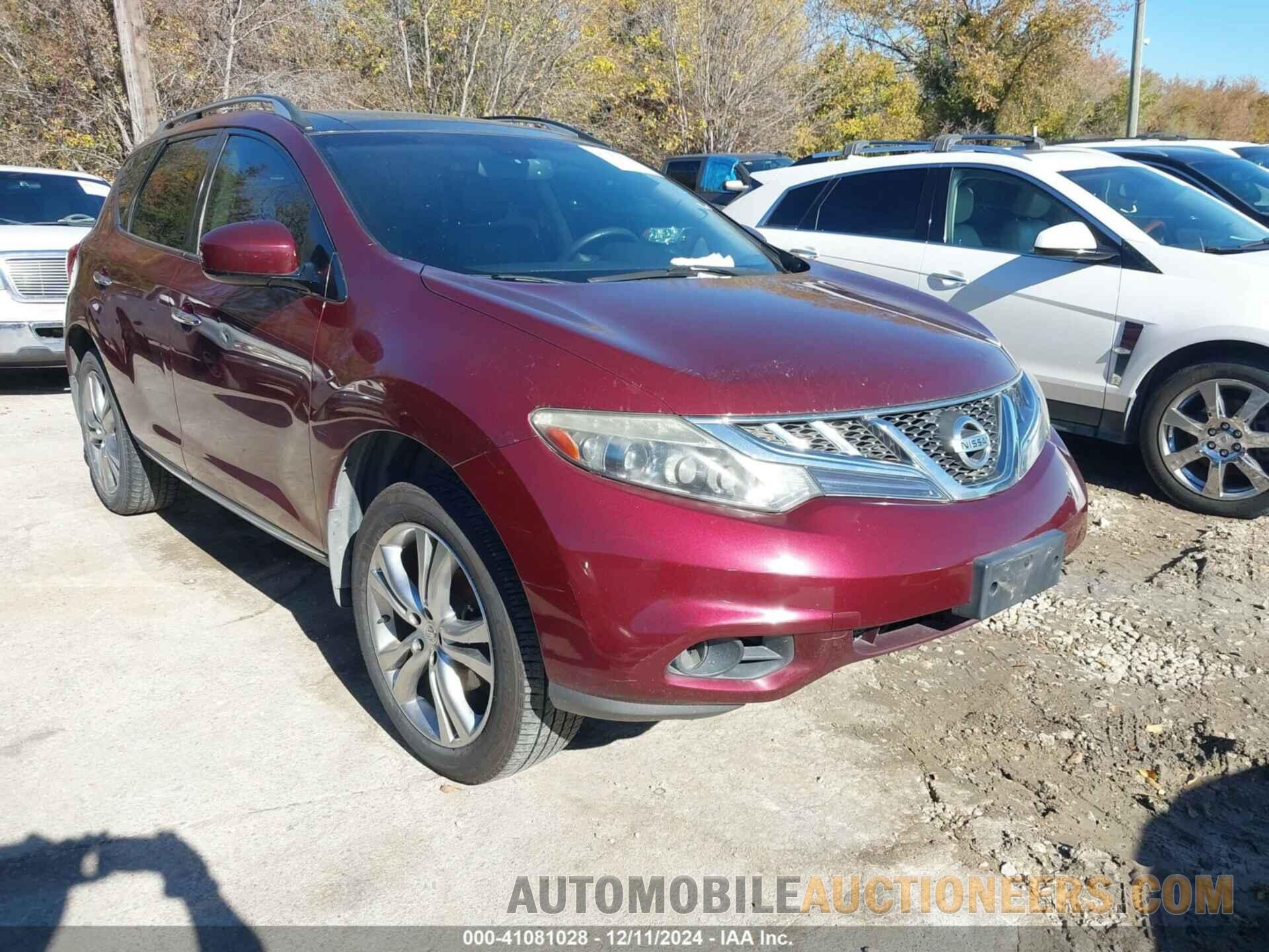 JN8AZ1MWXBW180350 NISSAN MURANO 2011