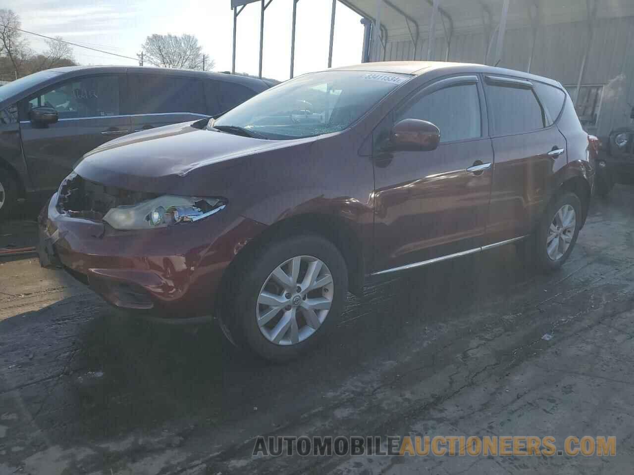 JN8AZ1MWXCW210447 NISSAN MURANO 2012