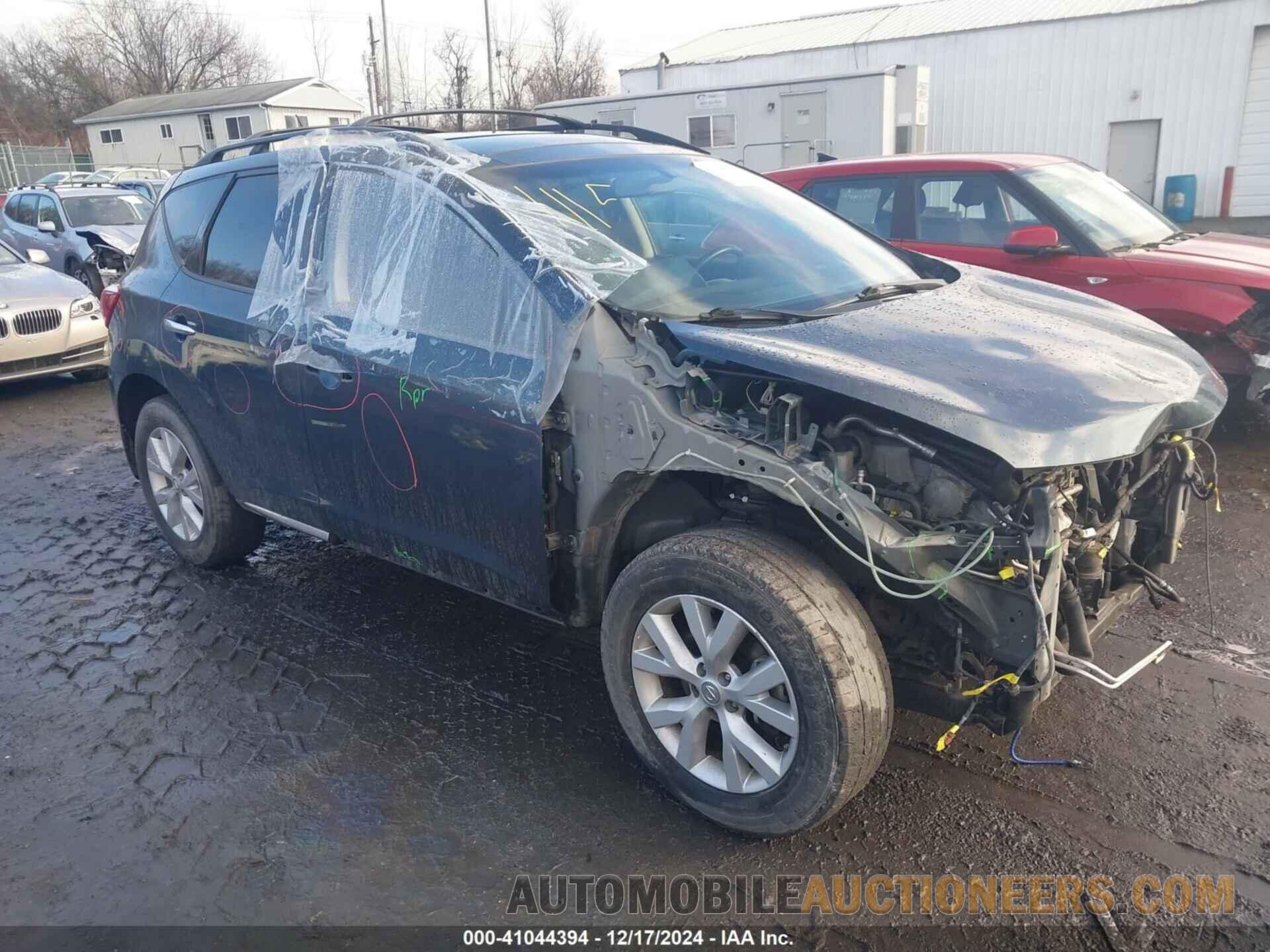 JN8AZ1MWXCW231136 NISSAN MURANO 2012