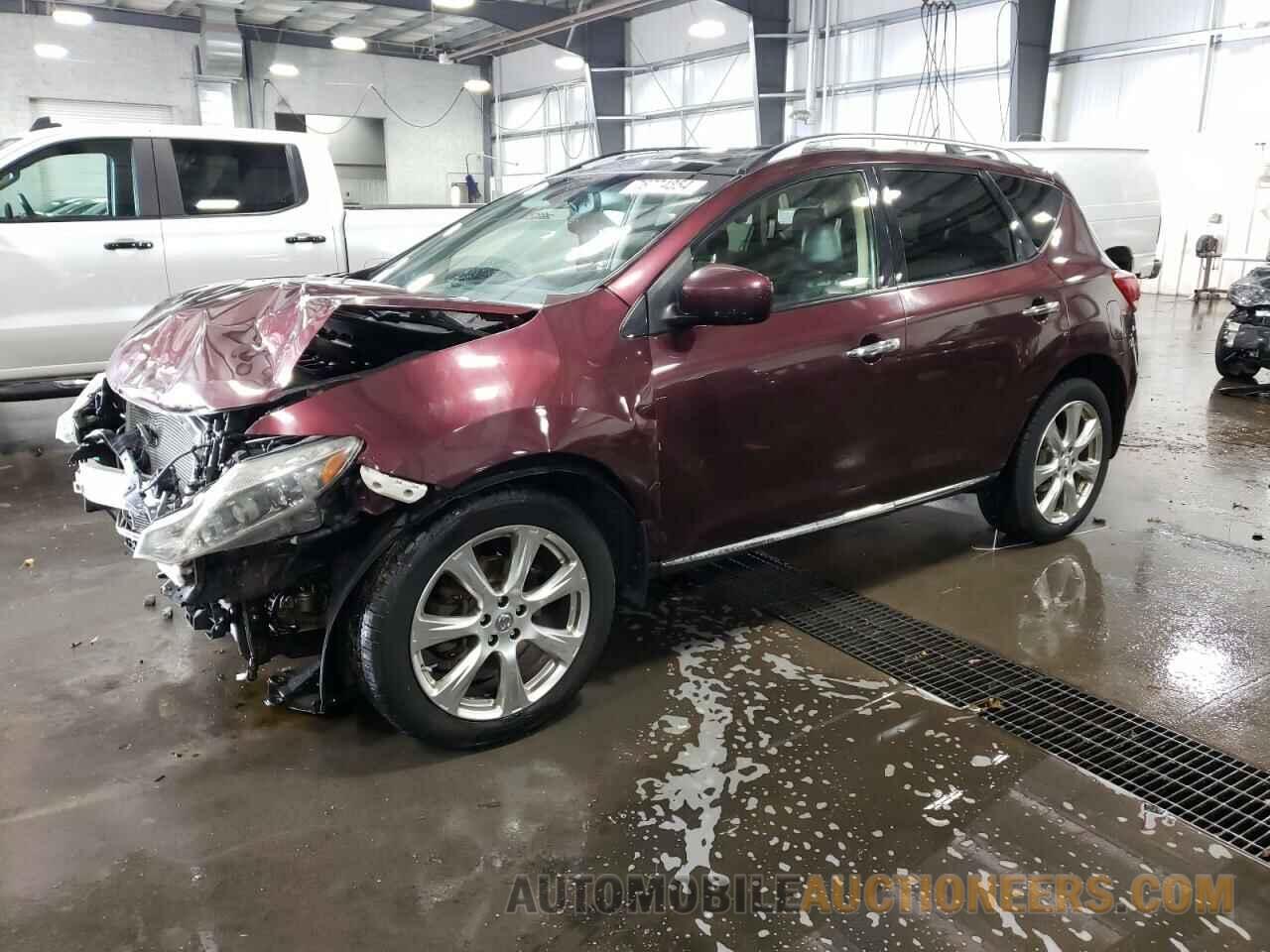 JN8AZ1MWXDW307701 NISSAN MURANO 2013