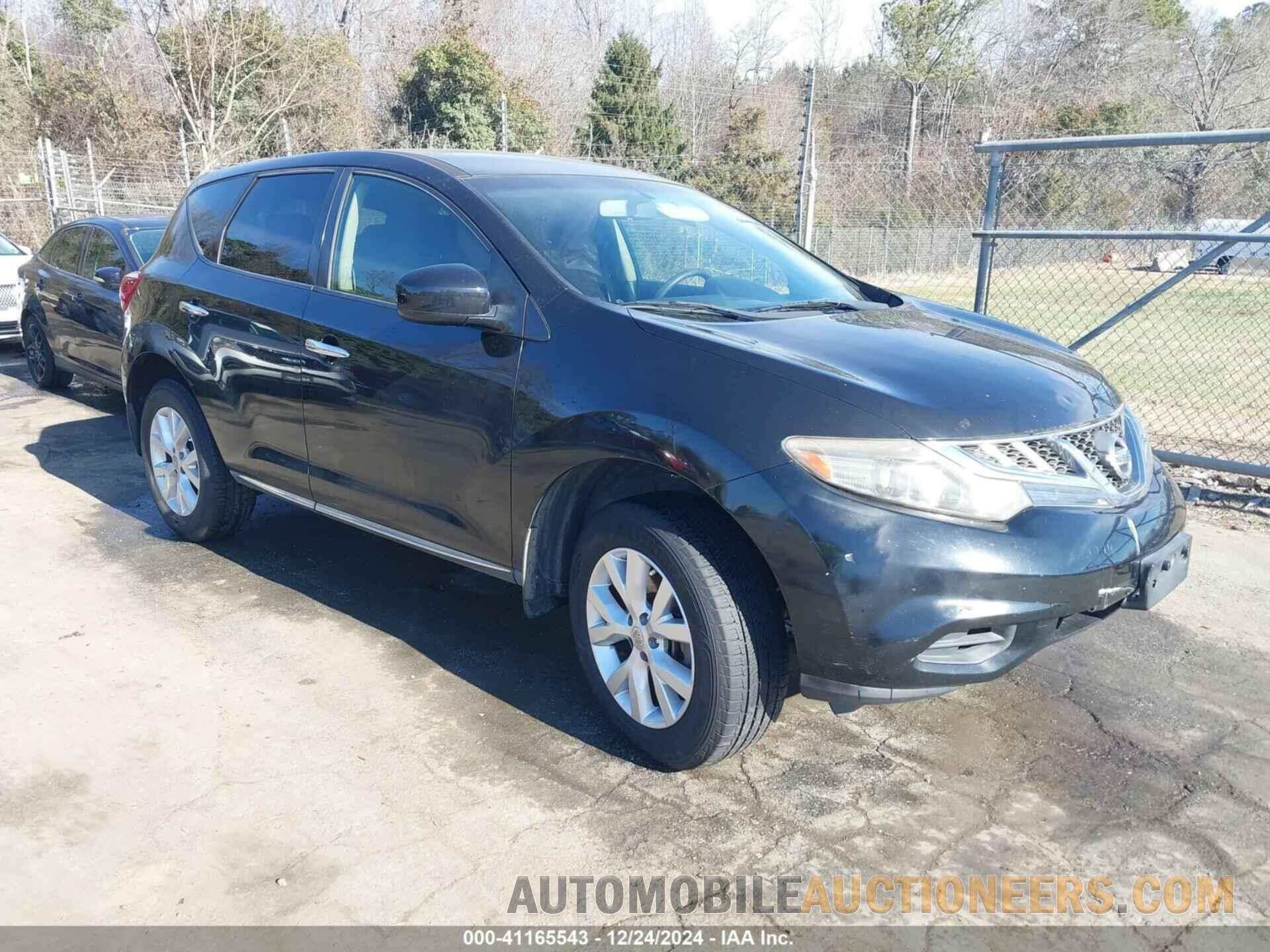 JN8AZ1MWXDW316916 NISSAN MURANO 2013