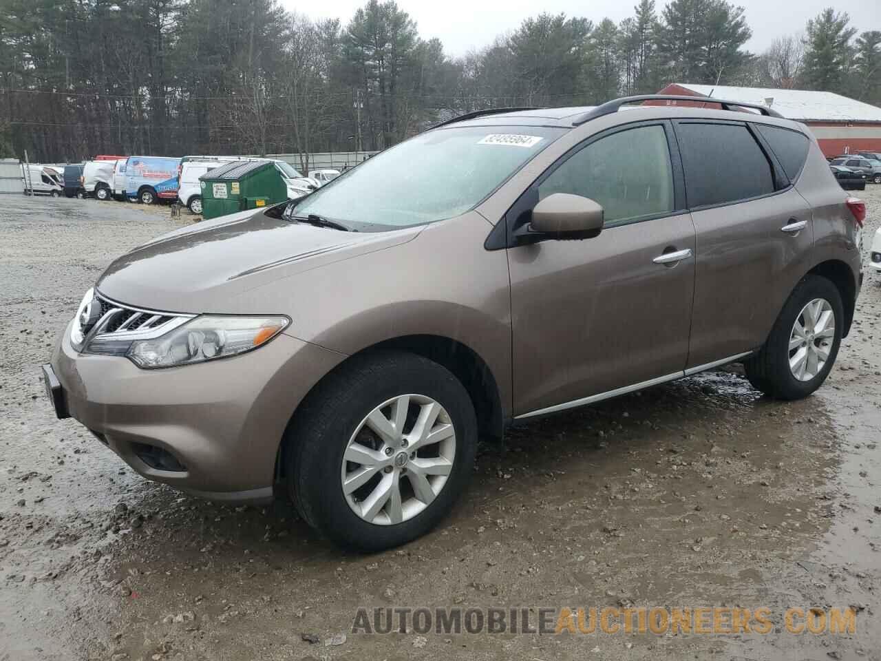 JN8AZ1MWXEW512498 NISSAN MURANO 2014