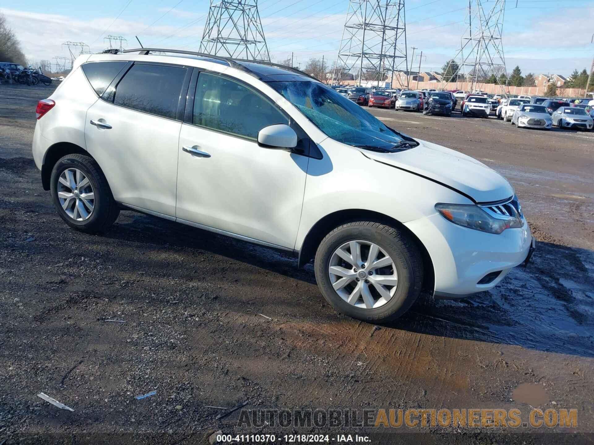 JN8AZ1MWXEW521024 NISSAN MURANO 2014