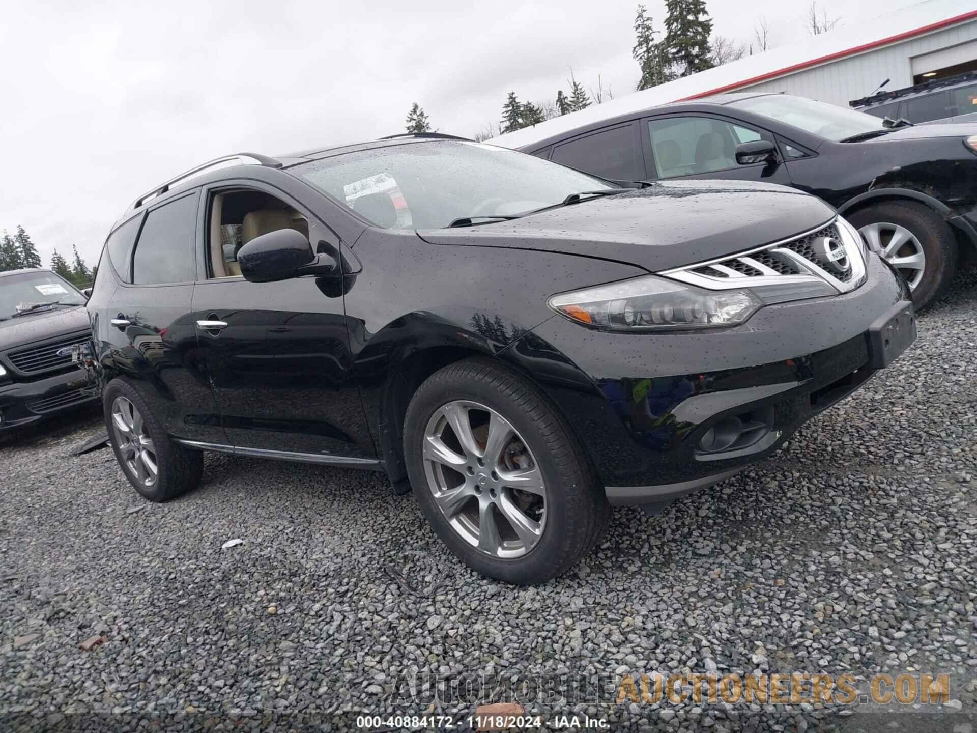 JN8AZ1MWXEW533044 NISSAN MURANO 2014