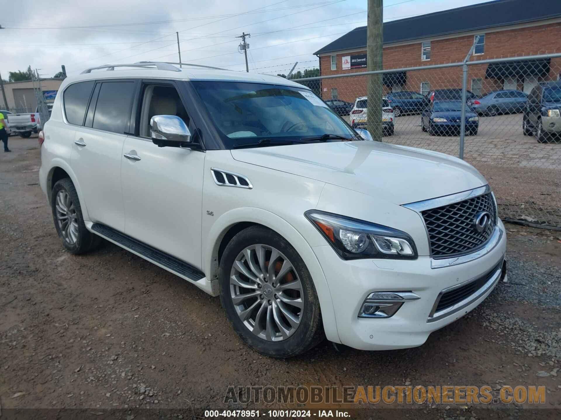 JN8AZ2NCXG9401963 INFINITI QX80 2016