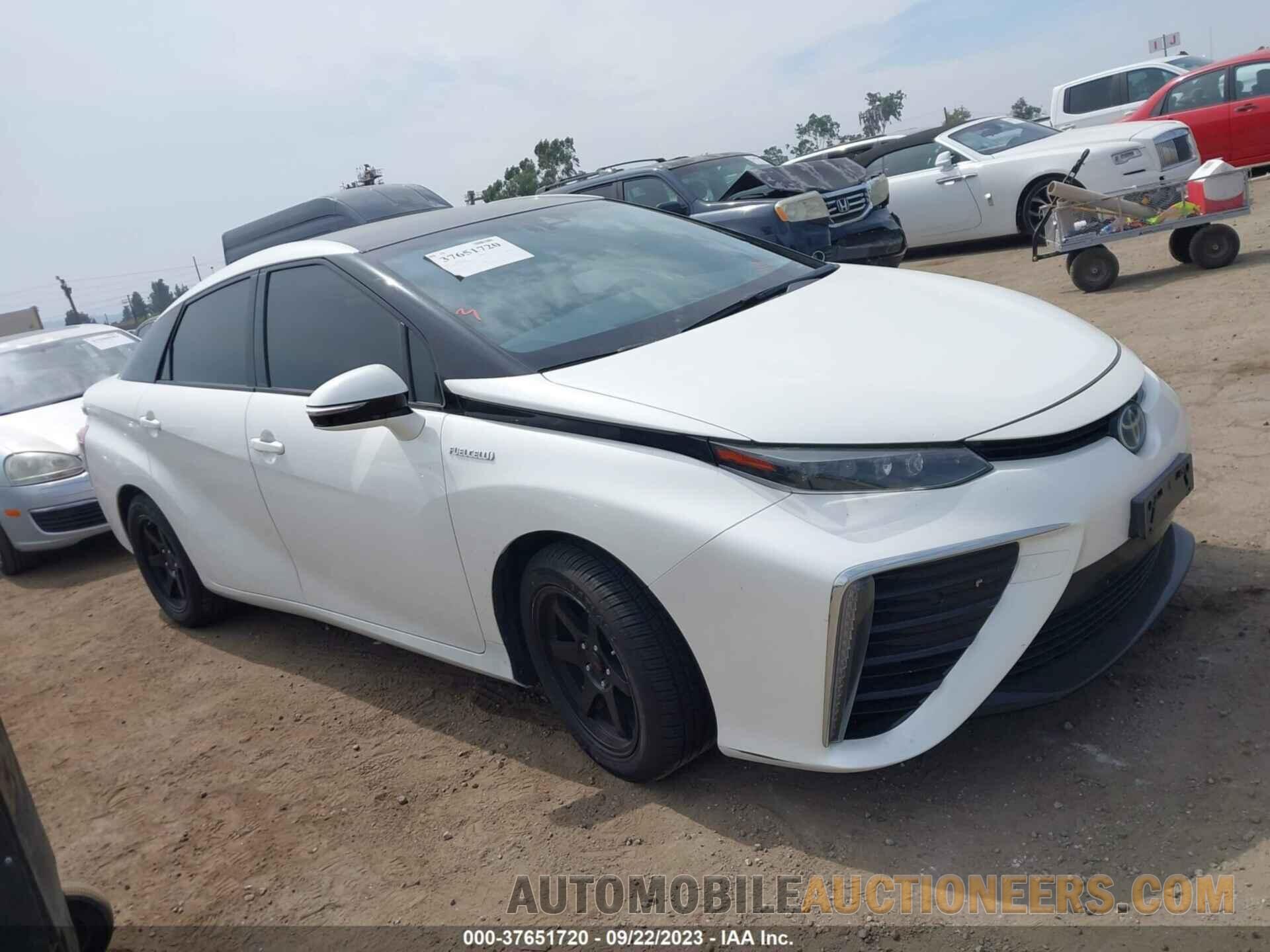 JTDBVRBD0GA000468 TOYOTA MIRAI 2016