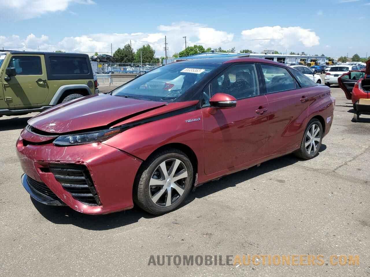 JTDBVRBD0KA005680 TOYOTA MIRAI 2019