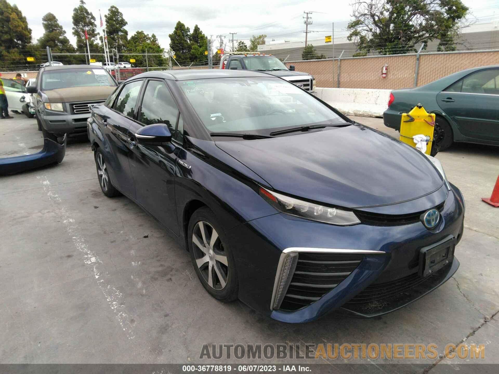 JTDBVRBD1GA000558 TOYOTA MIRAI 2016