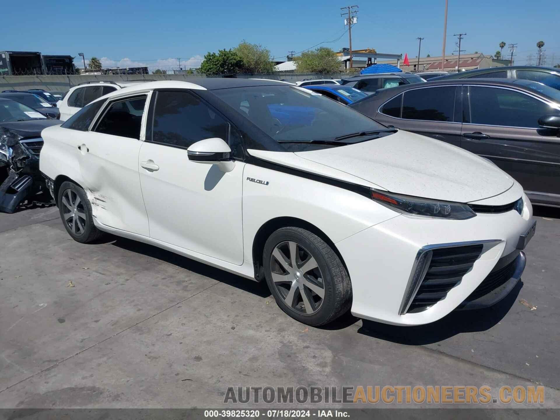 JTDBVRBD1JA004391 TOYOTA MIRAI 2018