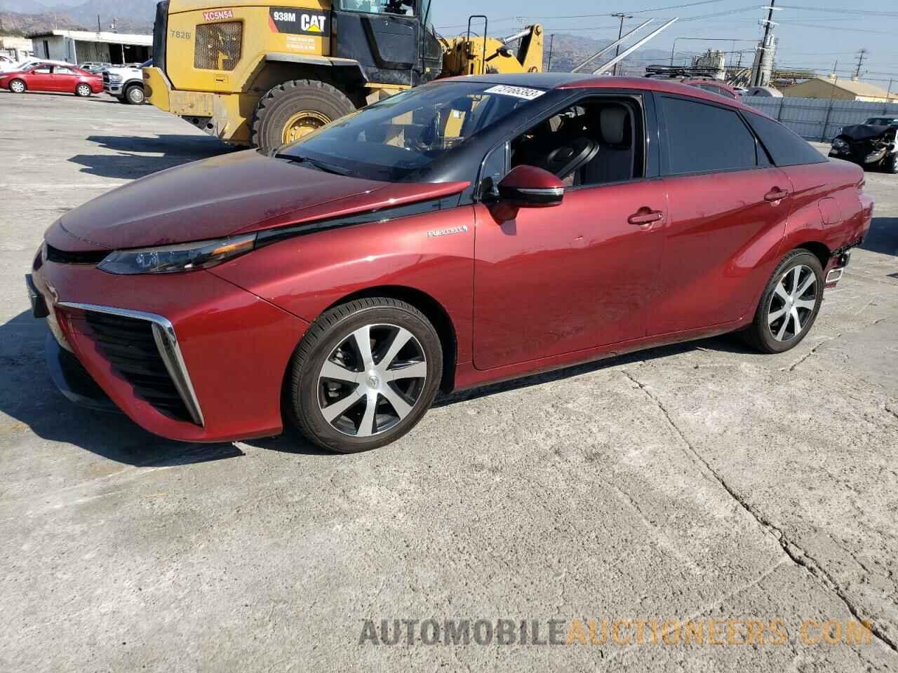 JTDBVRBD1KA006143 TOYOTA MIRAI 2019