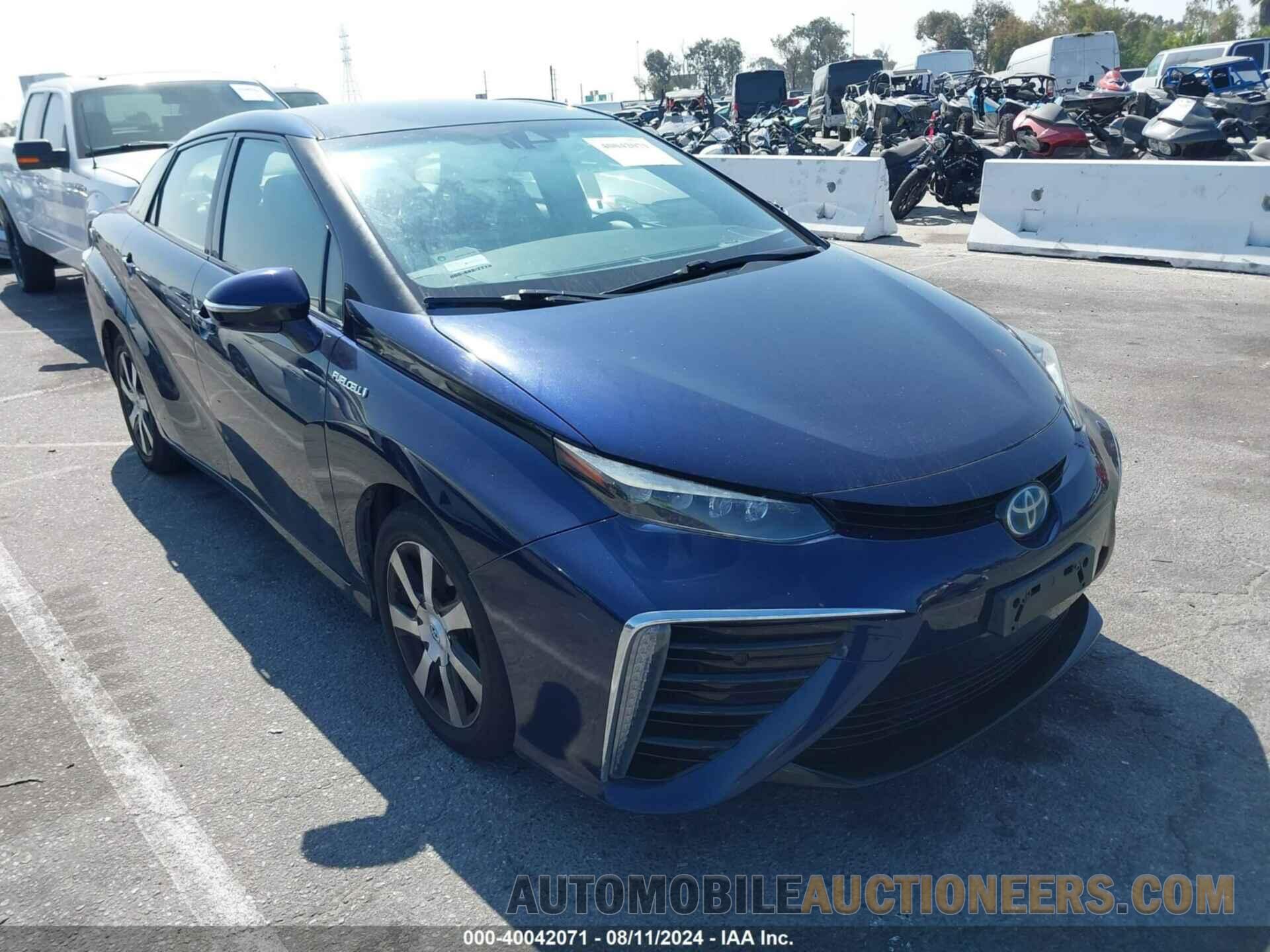 JTDBVRBD2GA000617 TOYOTA MIRAI 2016