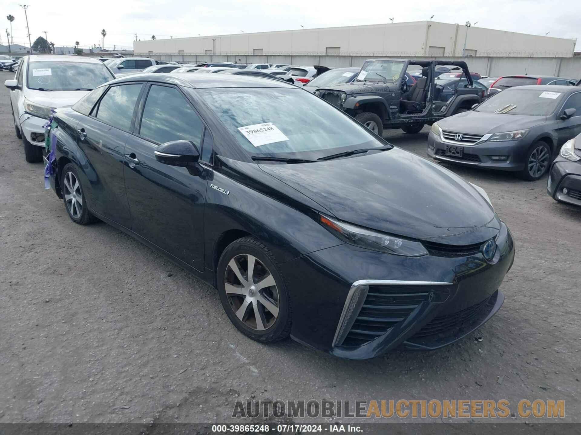 JTDBVRBD2HA002210 TOYOTA MIRAI 2017