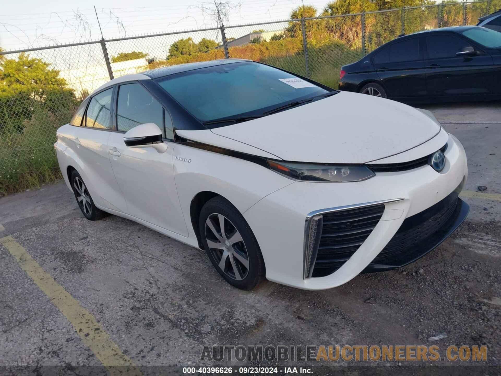 JTDBVRBD2HA002885 TOYOTA MIRAI 2017