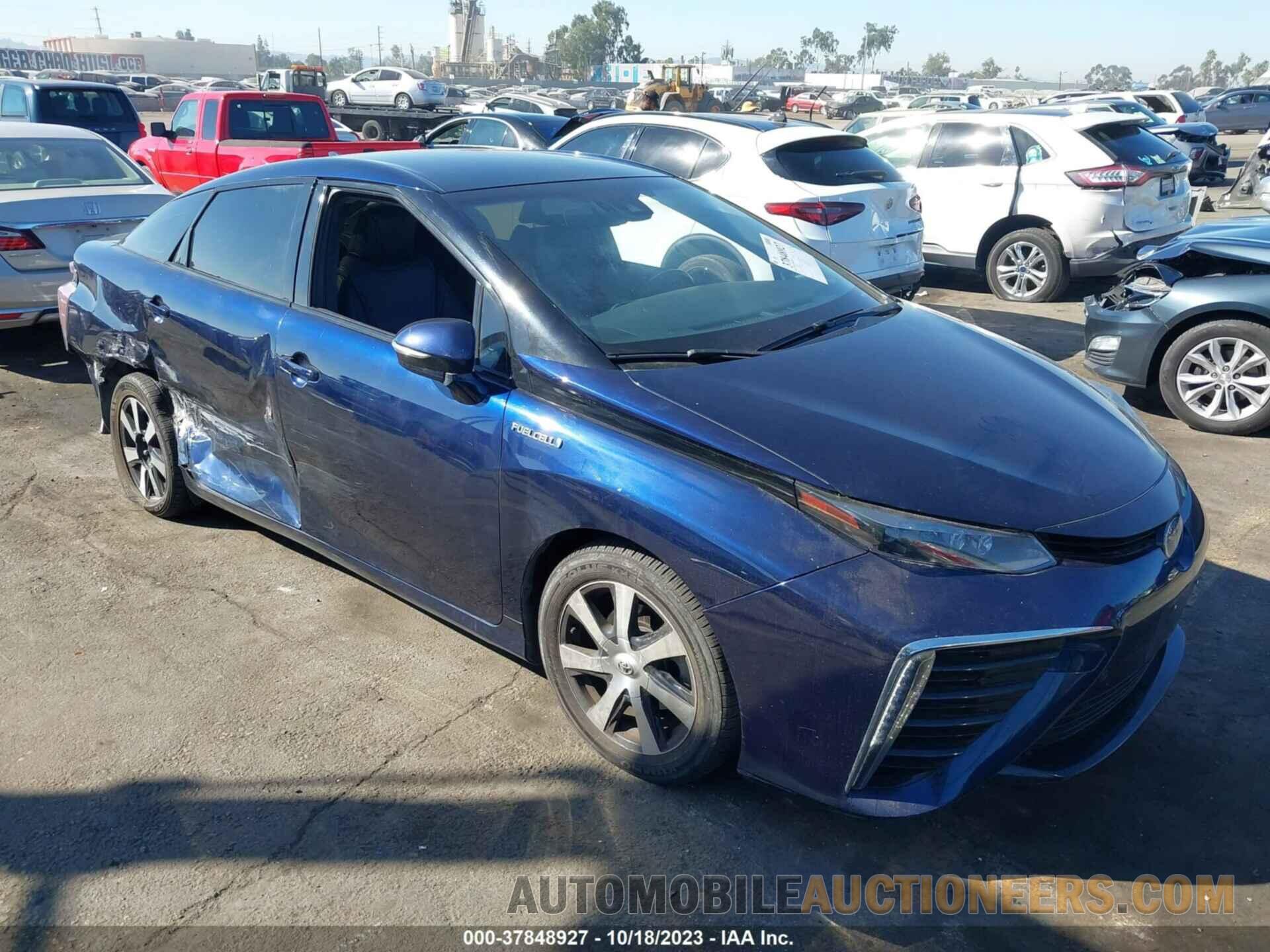 JTDBVRBD2KA005678 TOYOTA MIRAI 2019