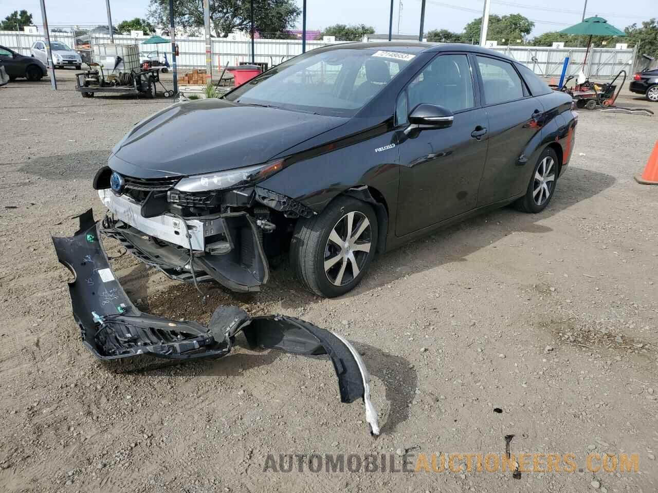 JTDBVRBD2KA007348 TOYOTA MIRAI 2019