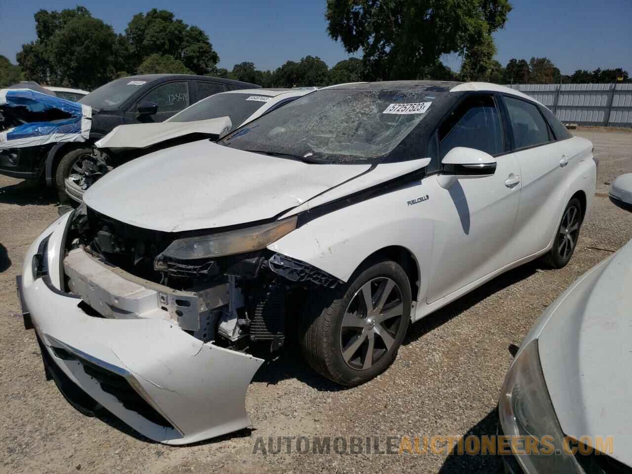 JTDBVRBD3GA000271 TOYOTA MIRAI 2016