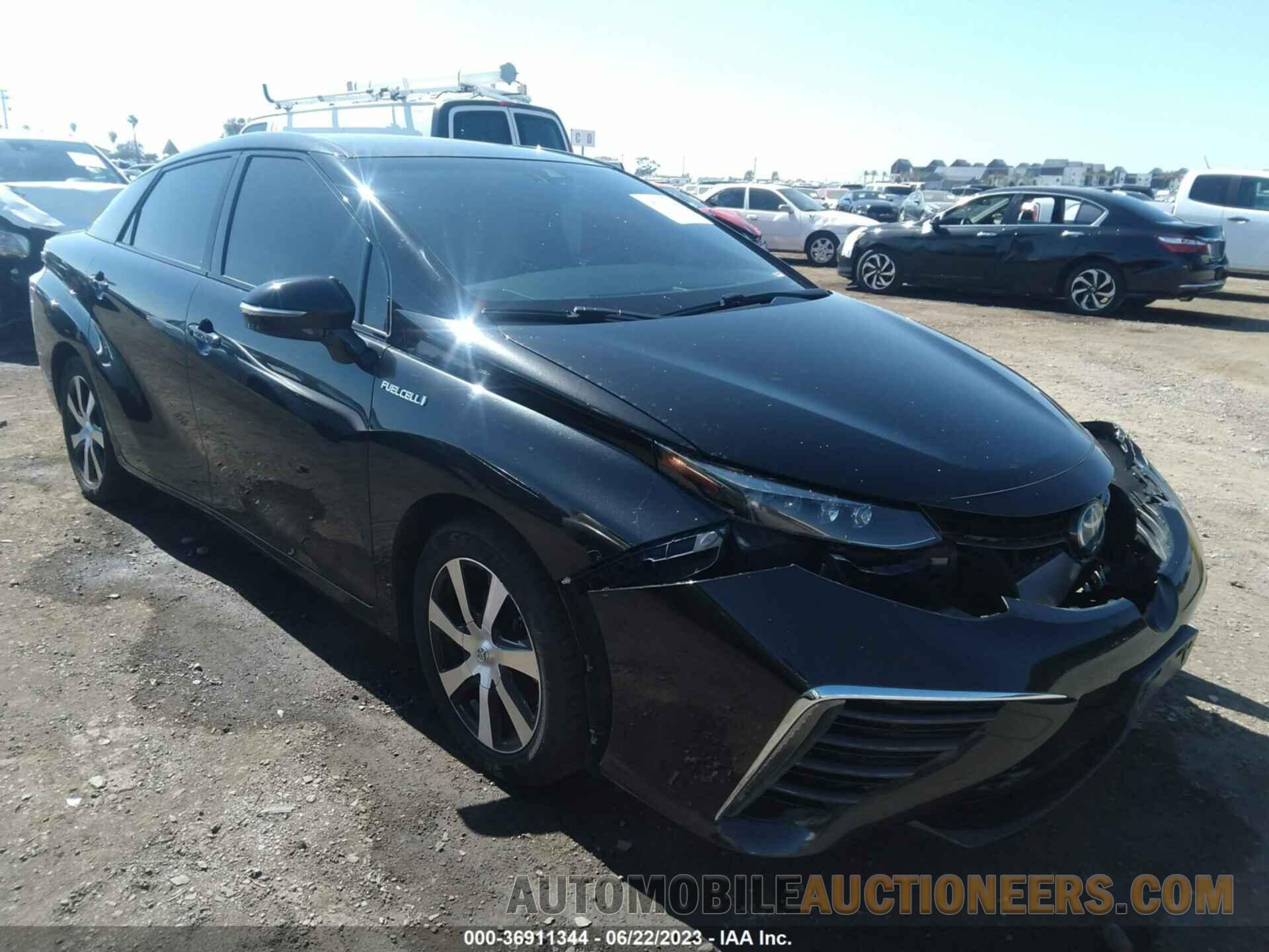 JTDBVRBD3GA000996 TOYOTA MIRAI 2016