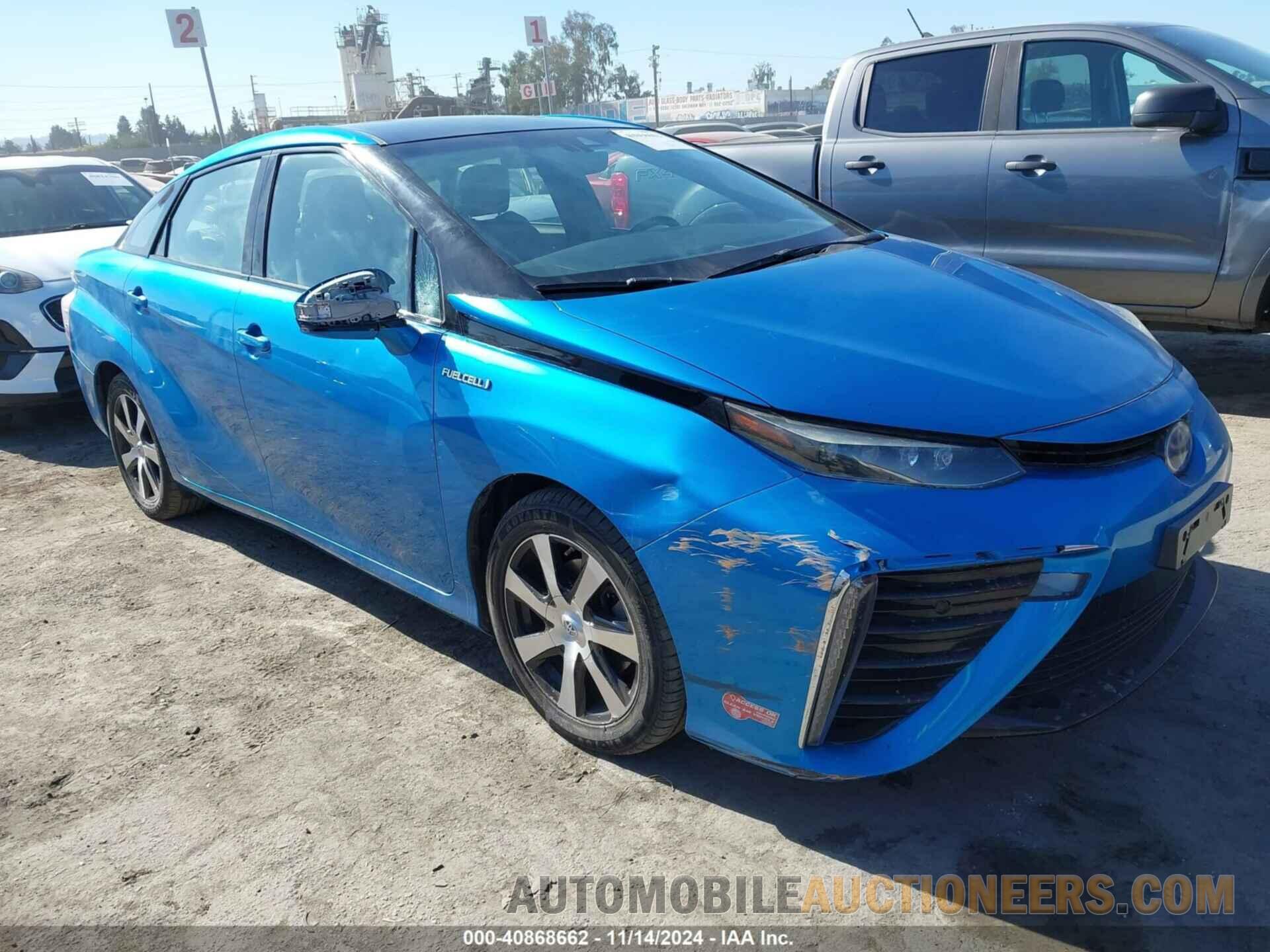 JTDBVRBD4HA001687 TOYOTA MIRAI 2017