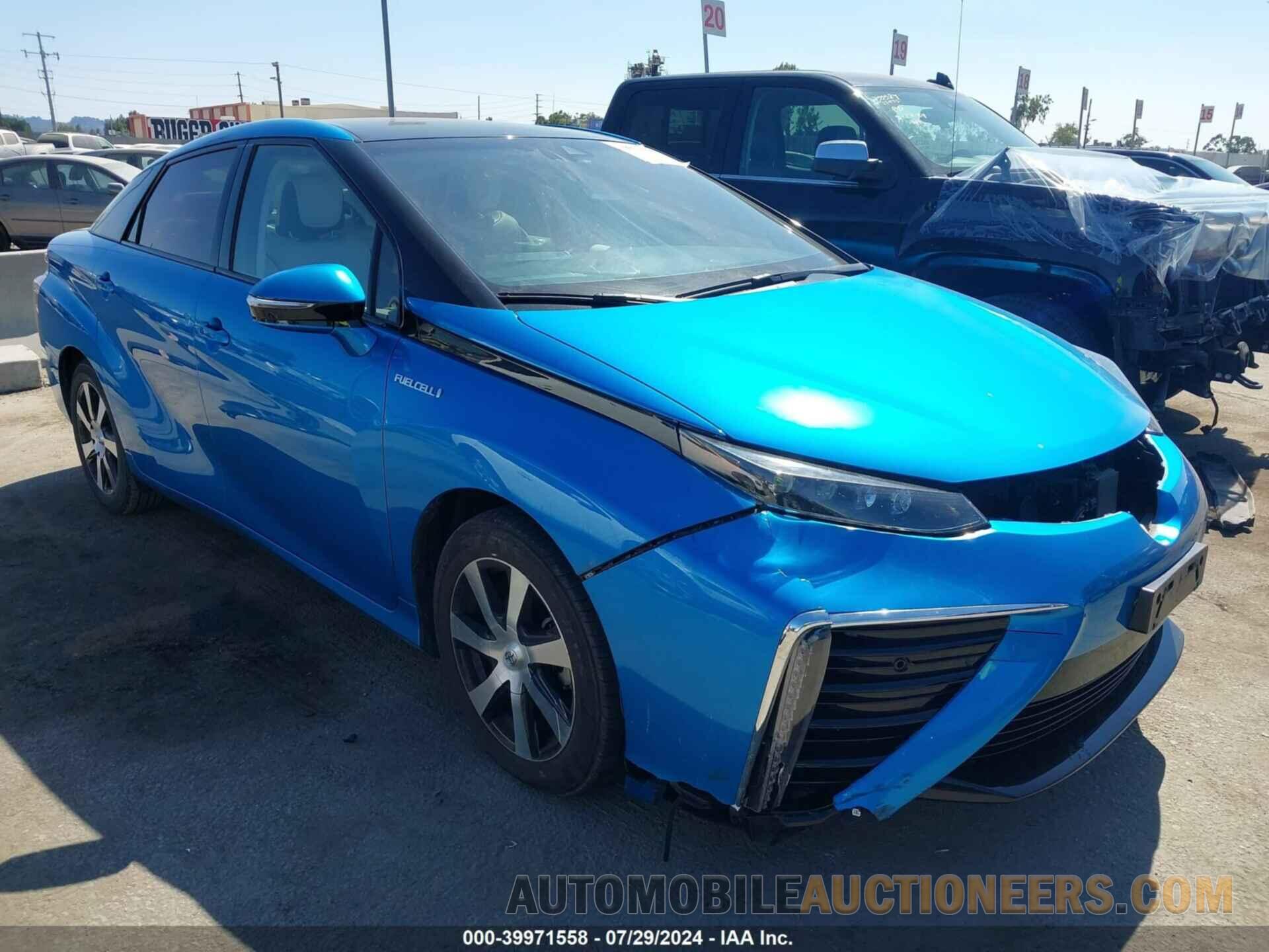 JTDBVRBD4JA004837 TOYOTA MIRAI 2018