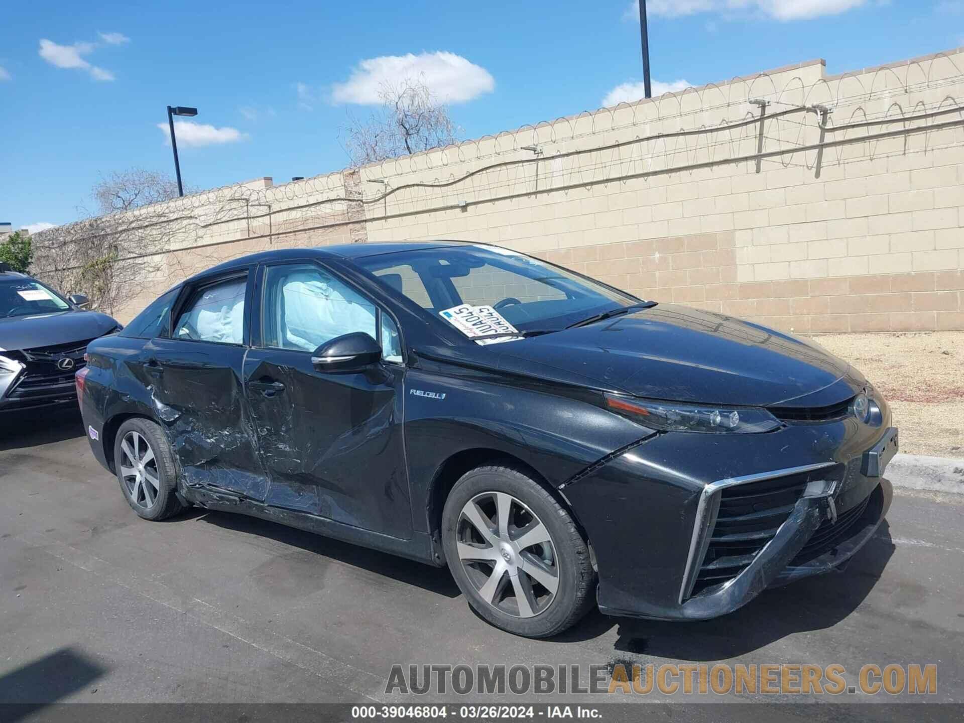 JTDBVRBD4KA006217 TOYOTA MIRAI 2019