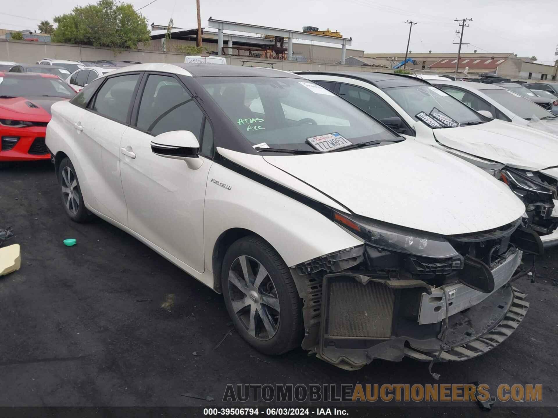 JTDBVRBD5HA002380 TOYOTA MIRAI 2017