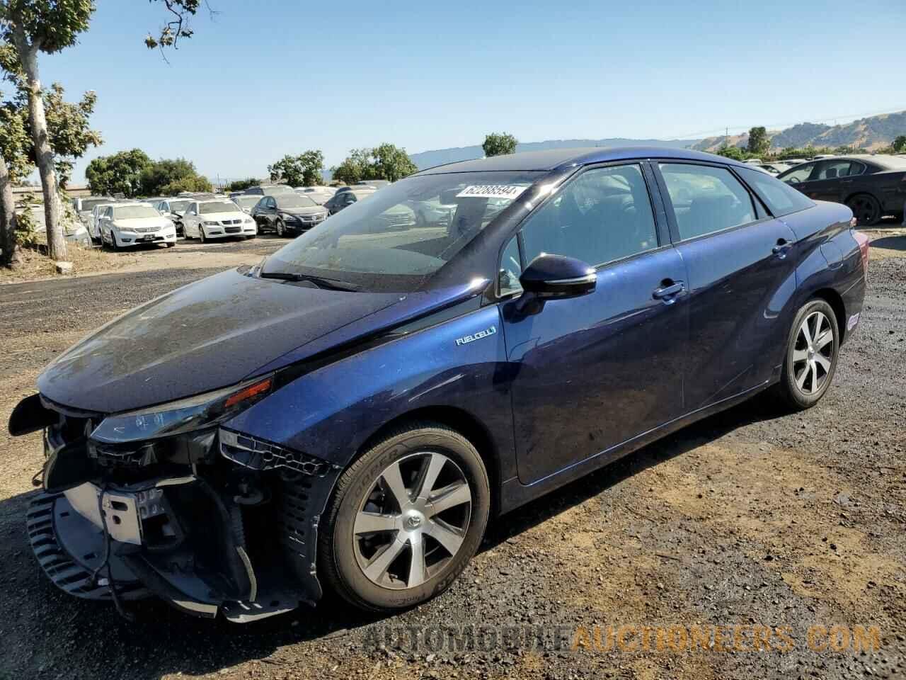 JTDBVRBD5KA005660 TOYOTA MIRAI 2019