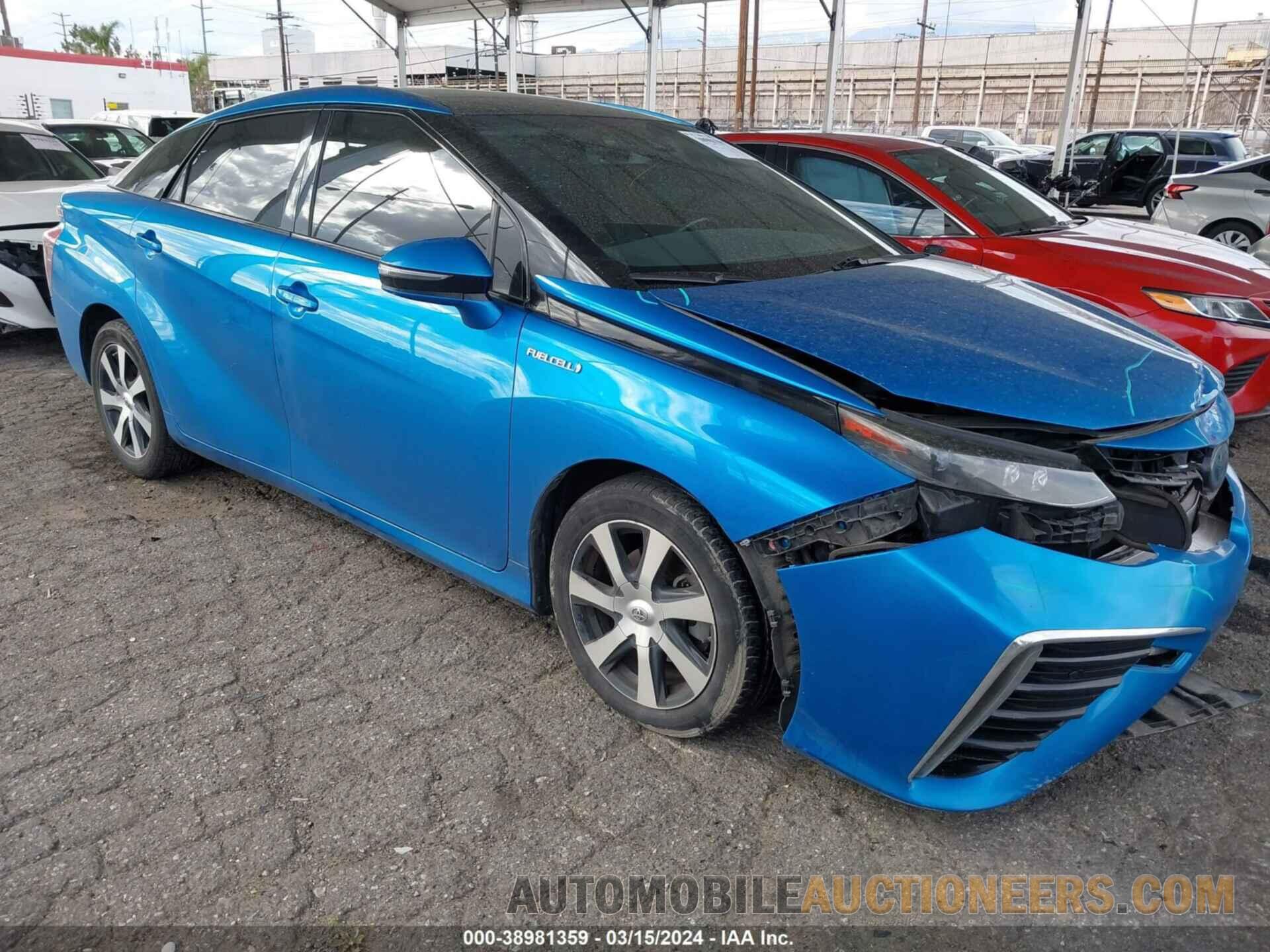 JTDBVRBD5KA006422 TOYOTA MIRAI 2019