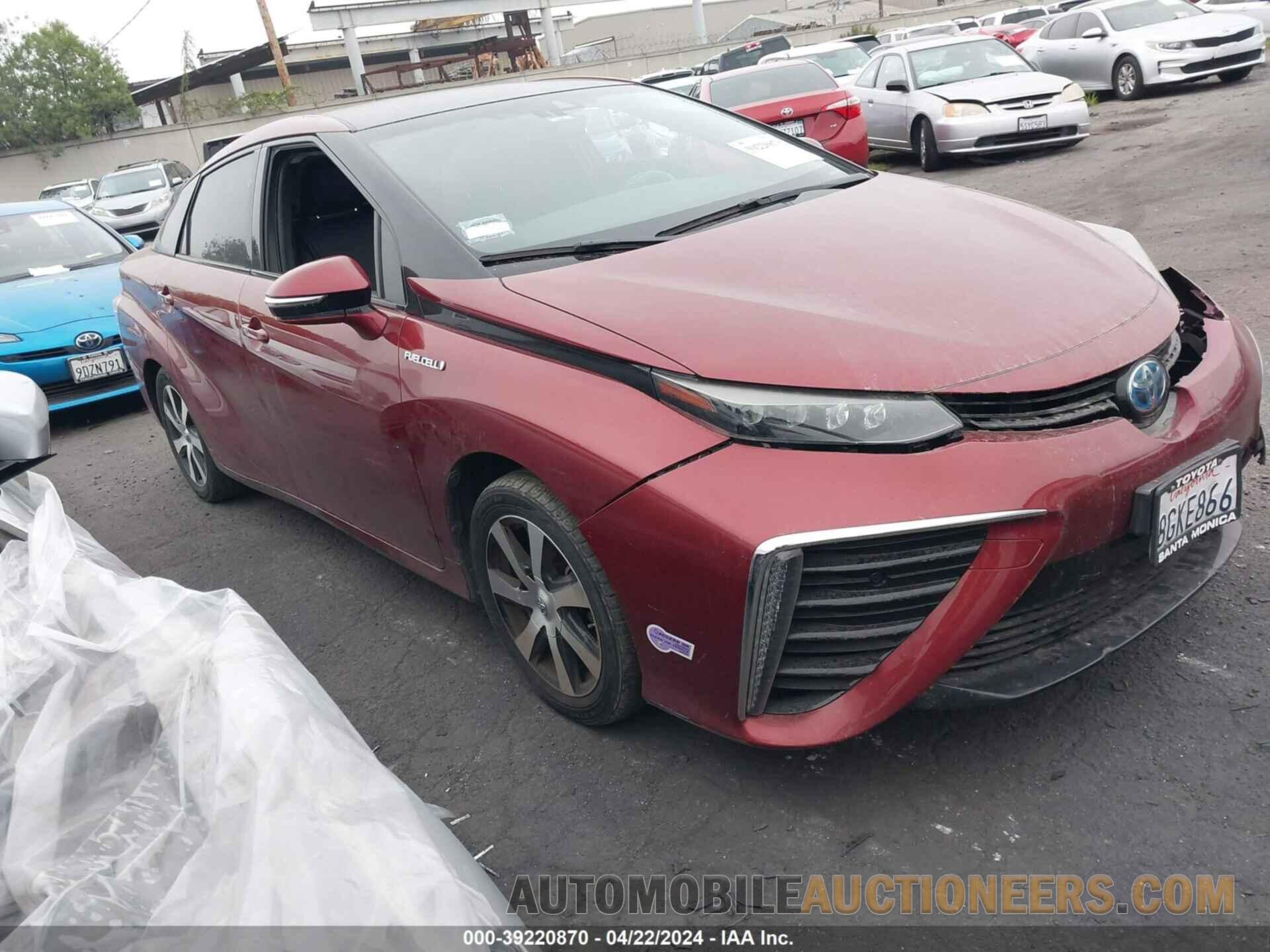 JTDBVRBD6JA005214 TOYOTA MIRAI 2018