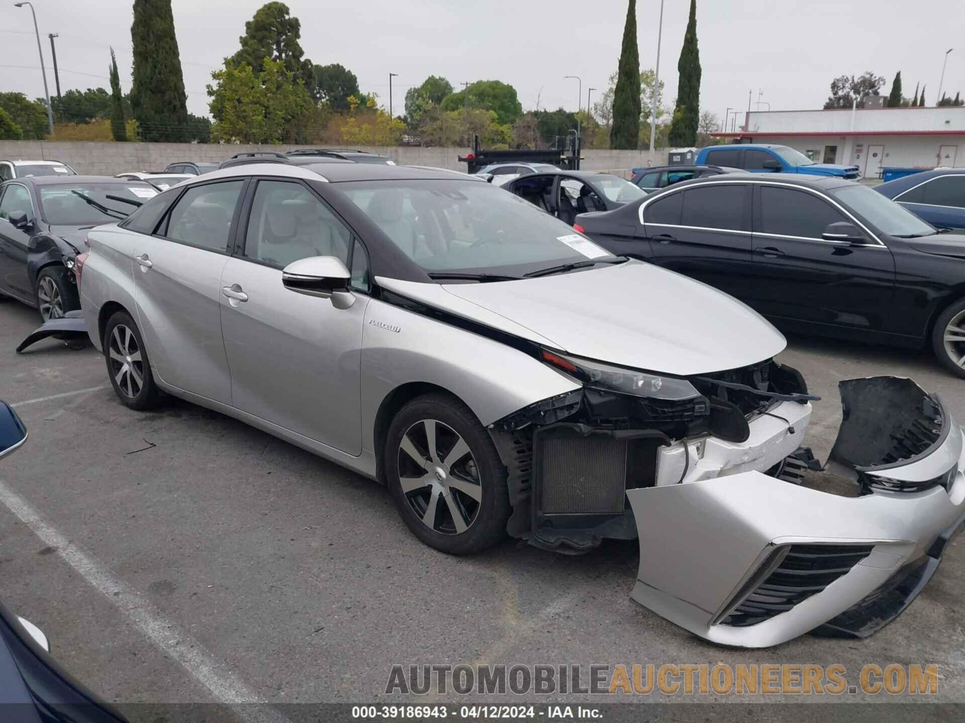 JTDBVRBD6KA005926 TOYOTA MIRAI 2019