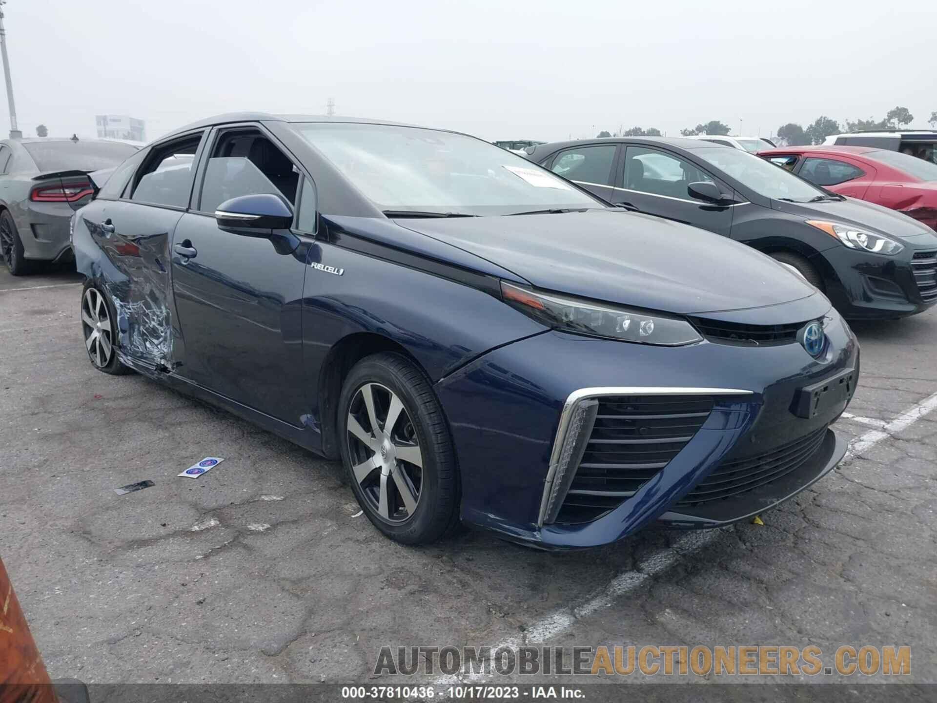 JTDBVRBD6KA006011 TOYOTA MIRAI 2019