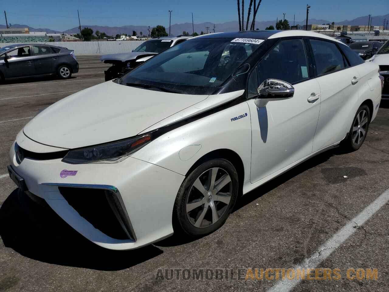 JTDBVRBD6KA006364 TOYOTA MIRAI 2019