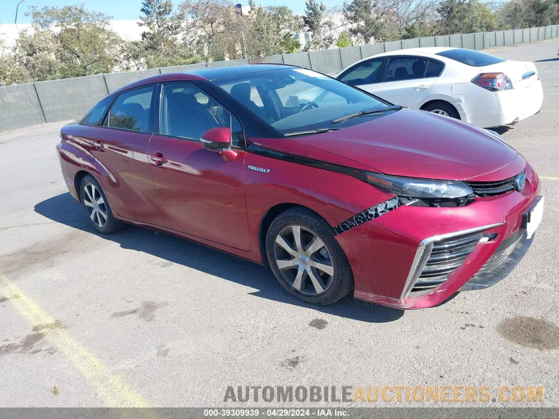 JTDBVRBD6KA006459 TOYOTA MIRAI 2019