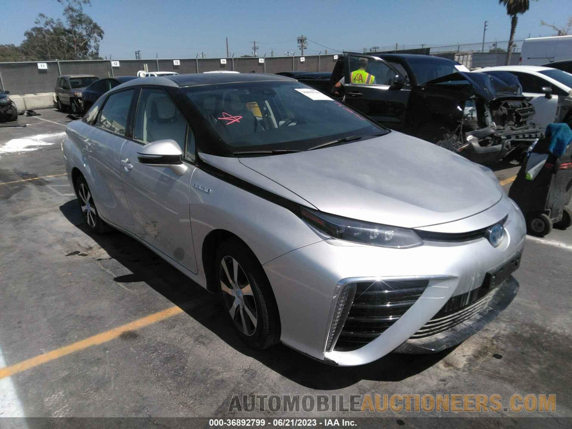 JTDBVRBD6KA006512 TOYOTA MIRAI 2019