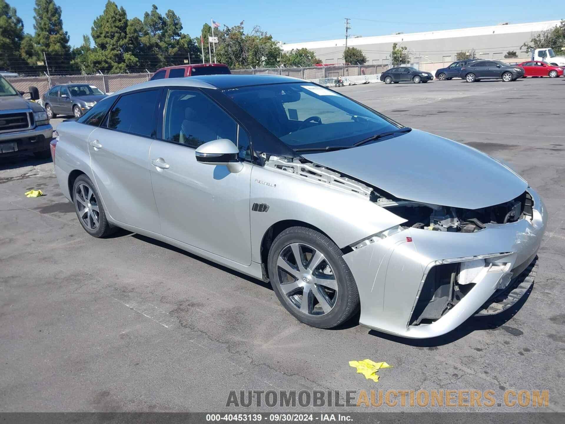 JTDBVRBD7GA000337 TOYOTA MIRAI 2016