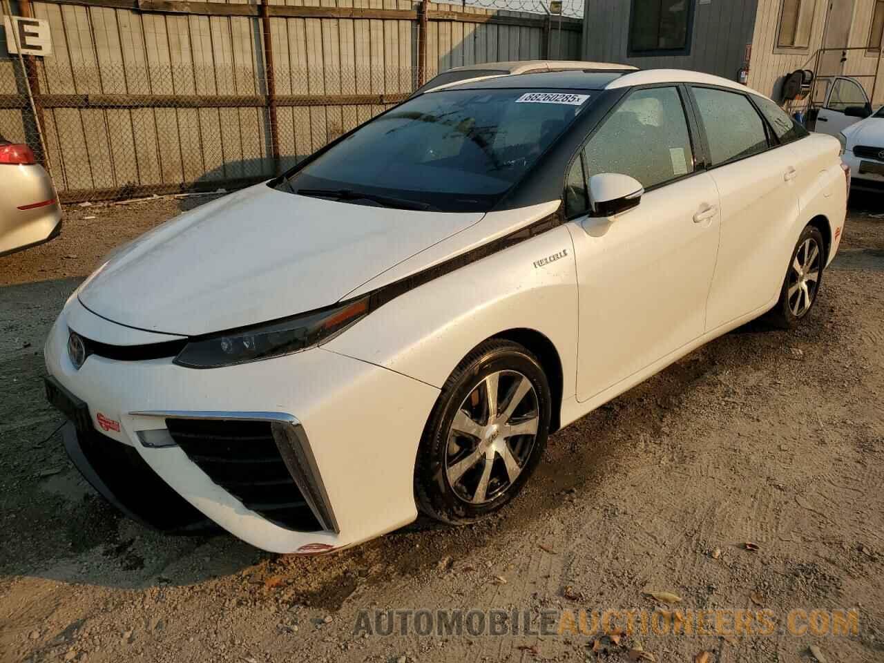 JTDBVRBD7GA000595 TOYOTA MIRAI 2016