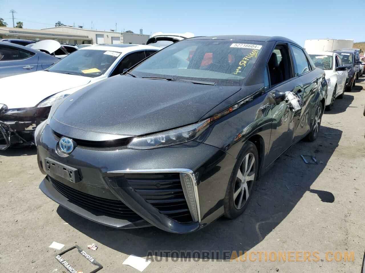 JTDBVRBD7GA000726 TOYOTA MIRAI 2016