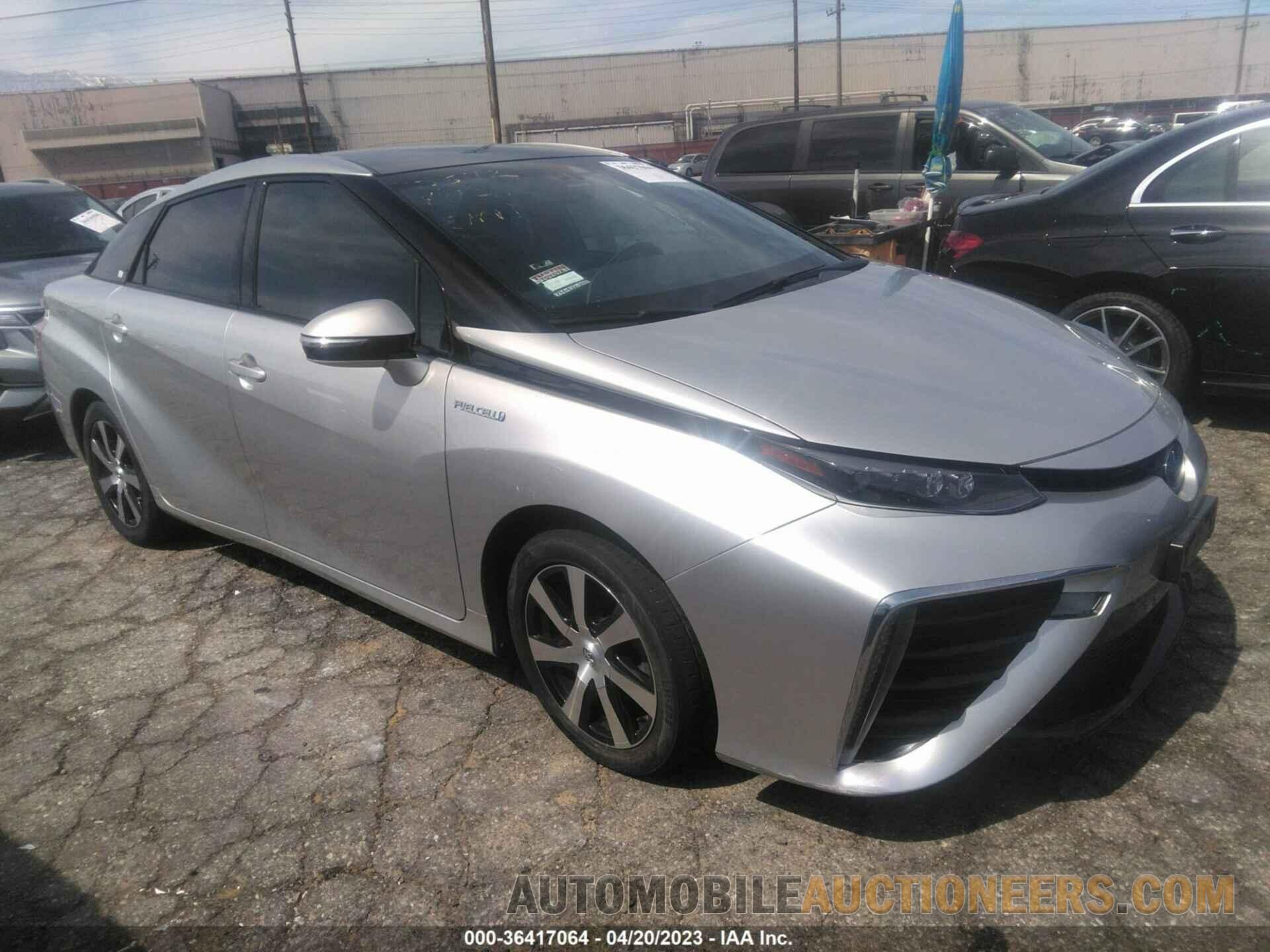 JTDBVRBD7GA000855 TOYOTA MIRAI 2016