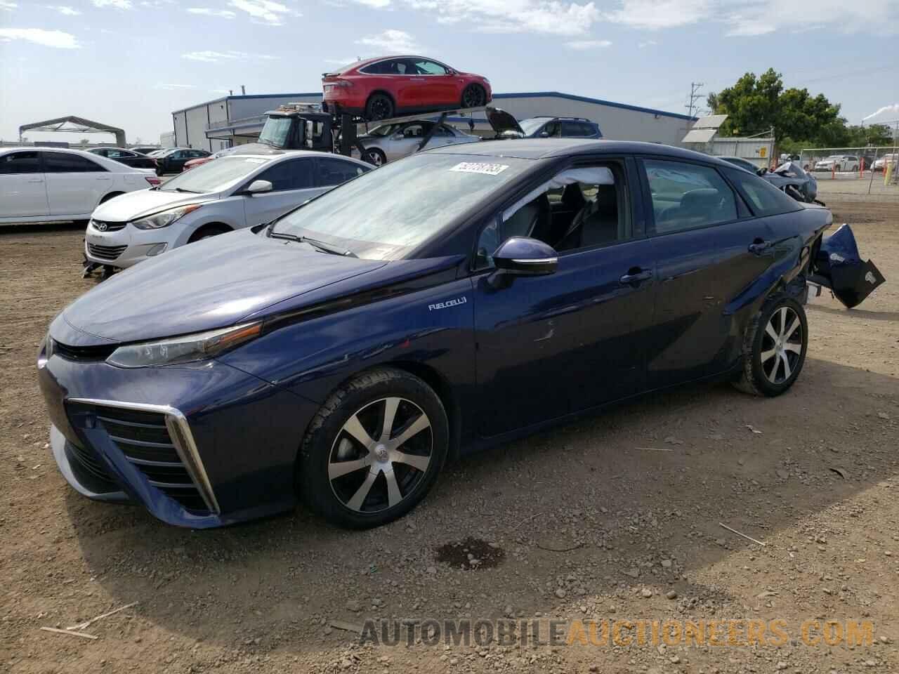 JTDBVRBD7GA000869 TOYOTA MIRAI 2016